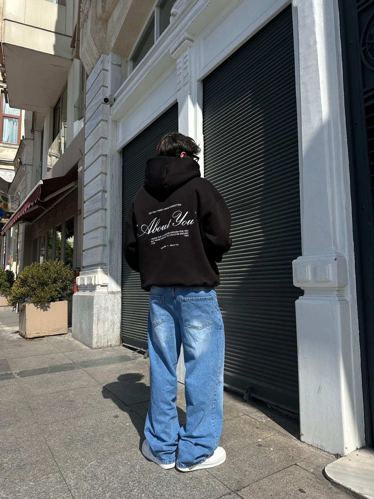 About You Oversize Hoodie - Siyah