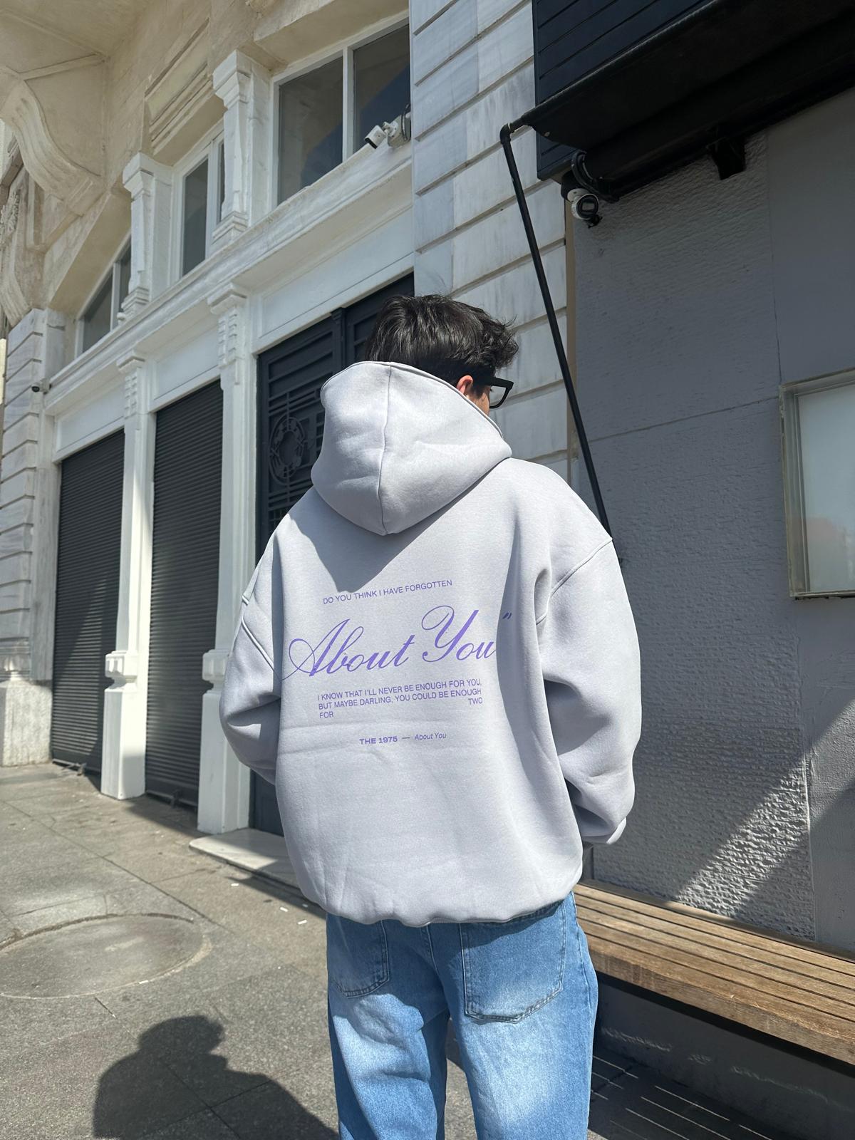 About You Oversize Hoodie - Bordo