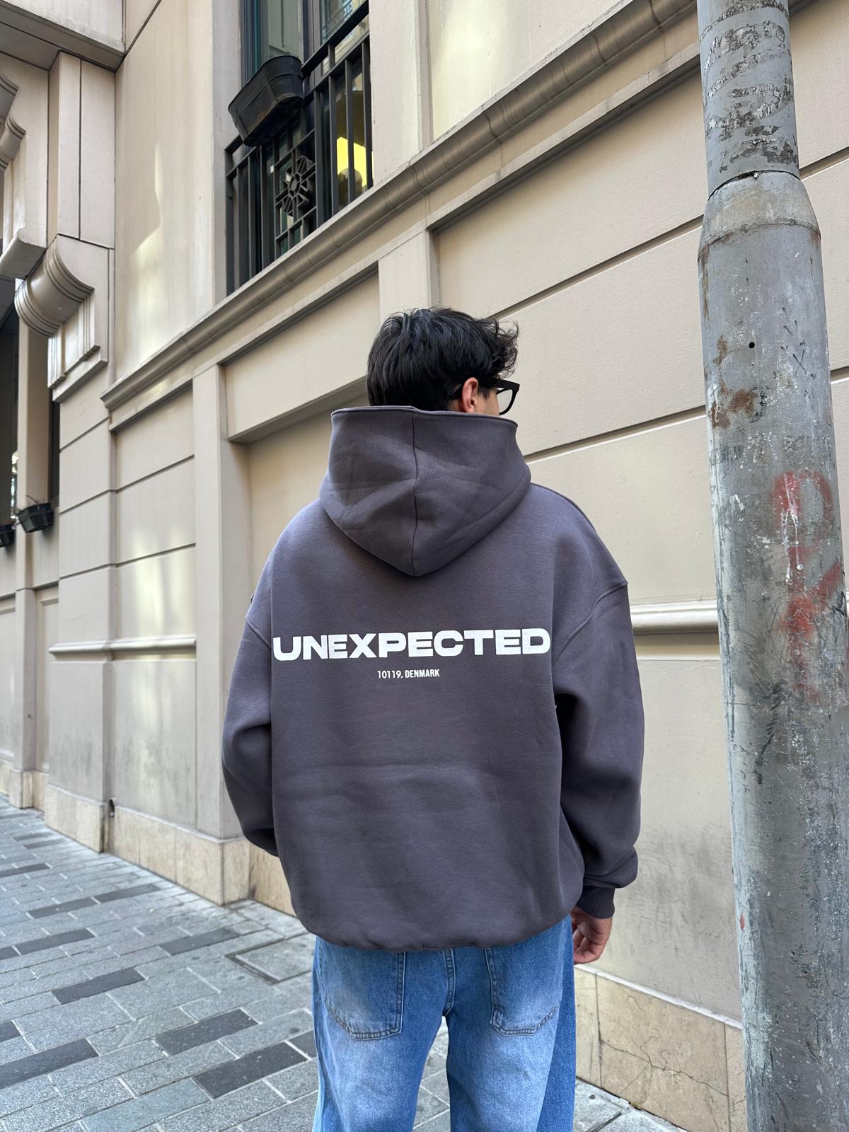 Unexpected Denmark Oversize Hoodie - Füme