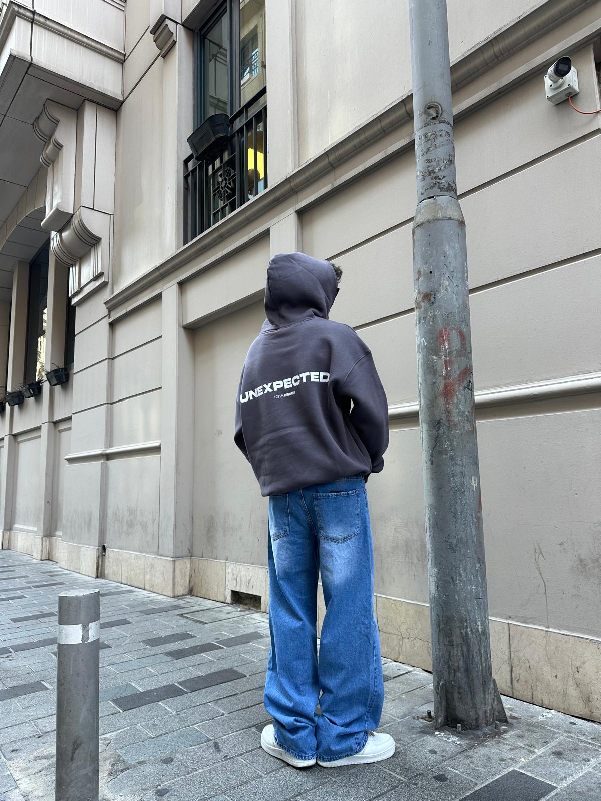 Unexpected Denmark Oversize Hoodie - Füme