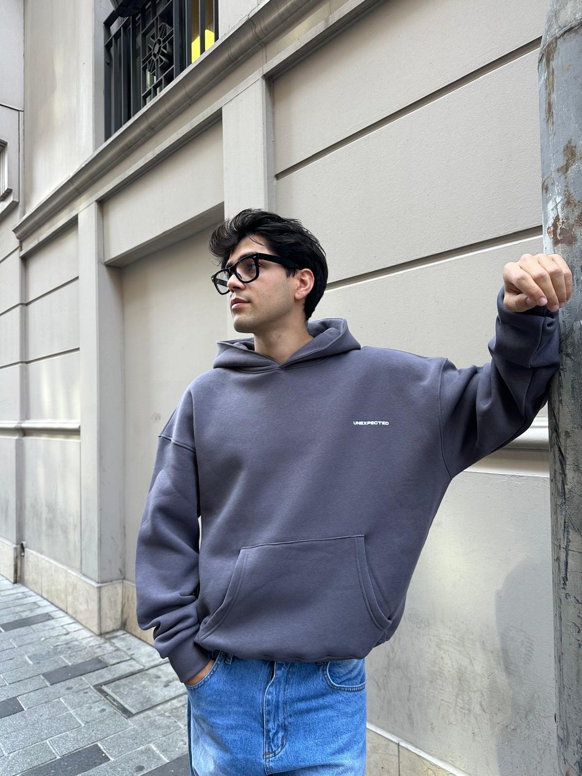 Unexpected Denmark Oversize Hoodie - Füme