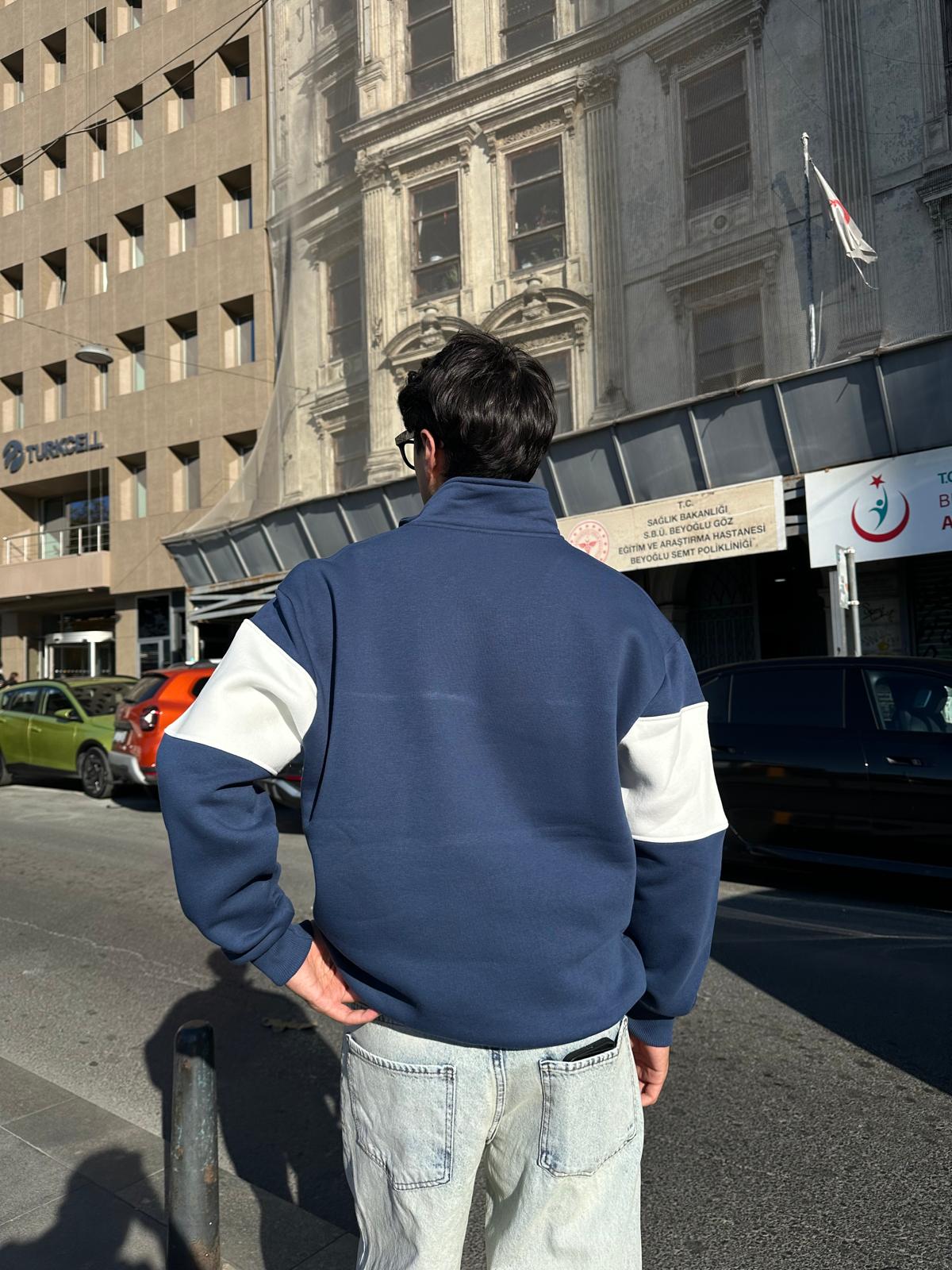Athletics Half Zip - Lacivert
