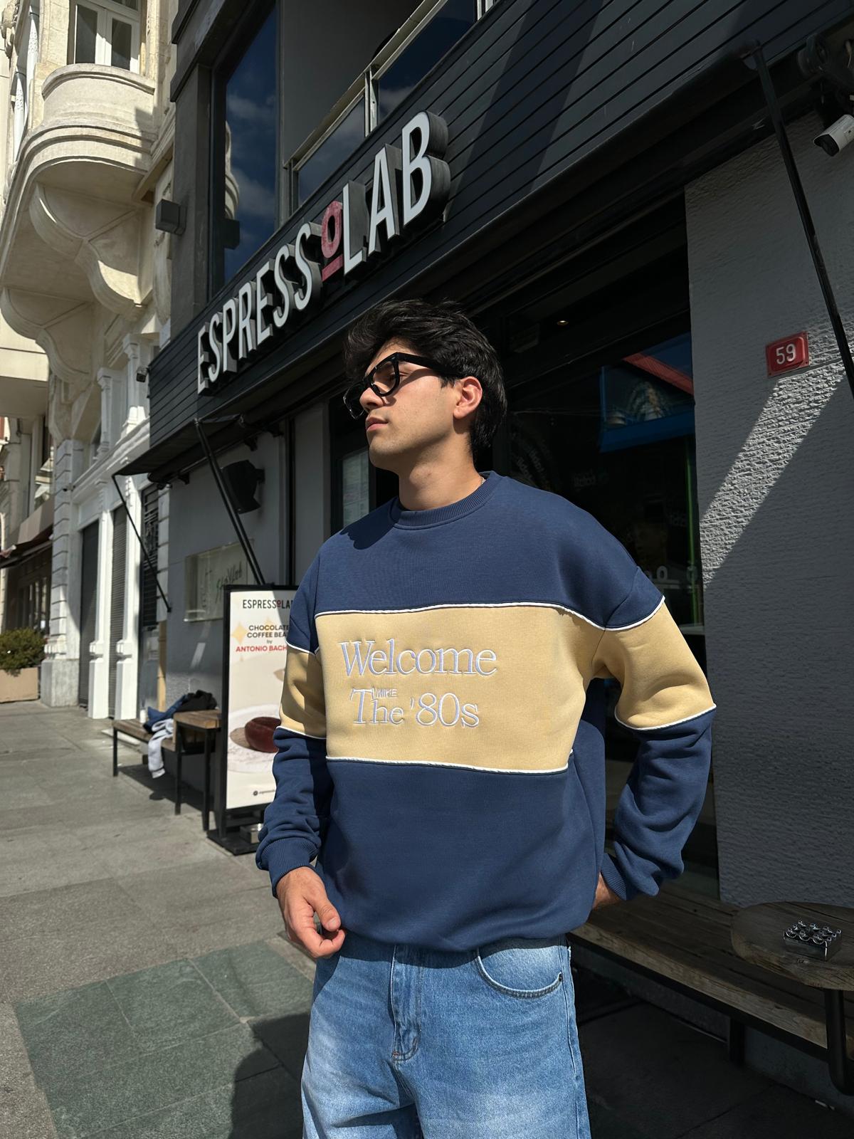 Welcome The 80’s Sweatshirt - Bej