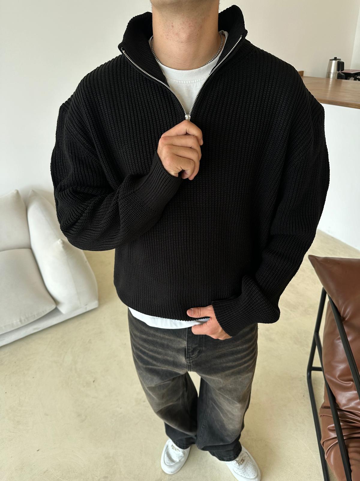 Triko Oversize Half-Zip