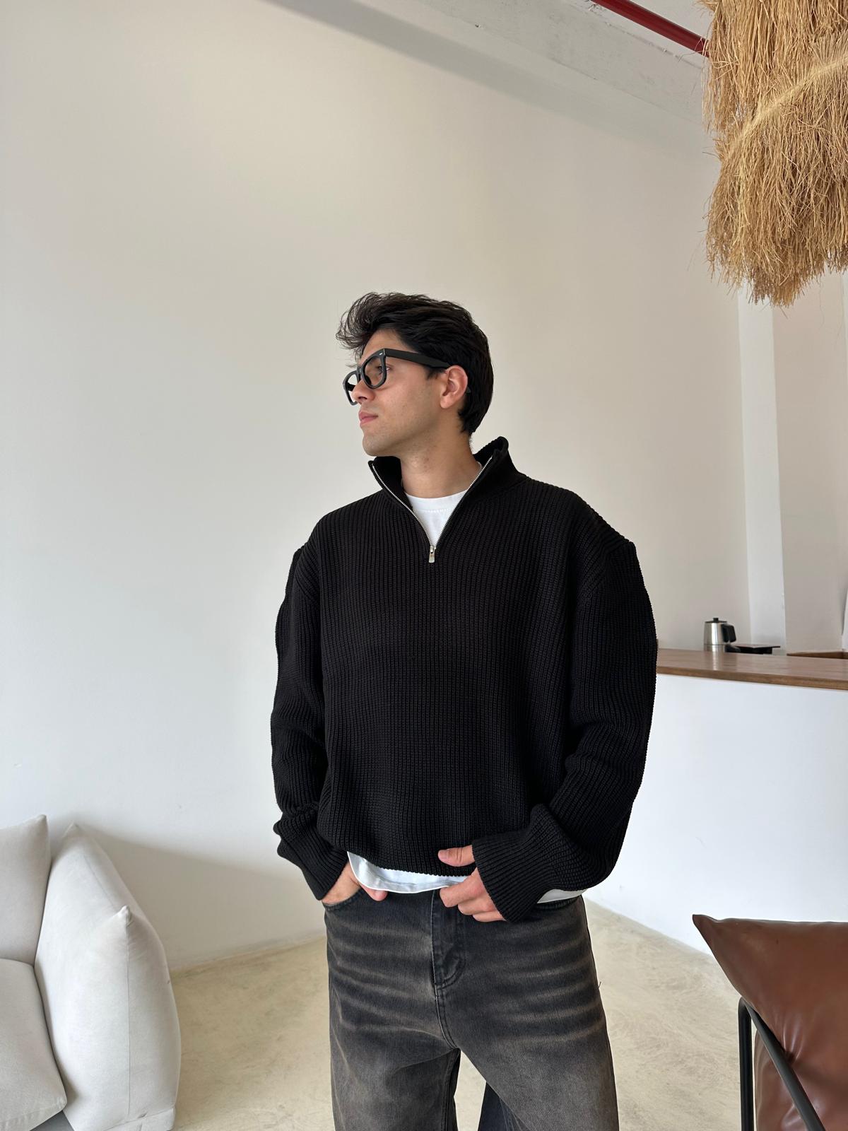 Triko Oversize Half-Zip