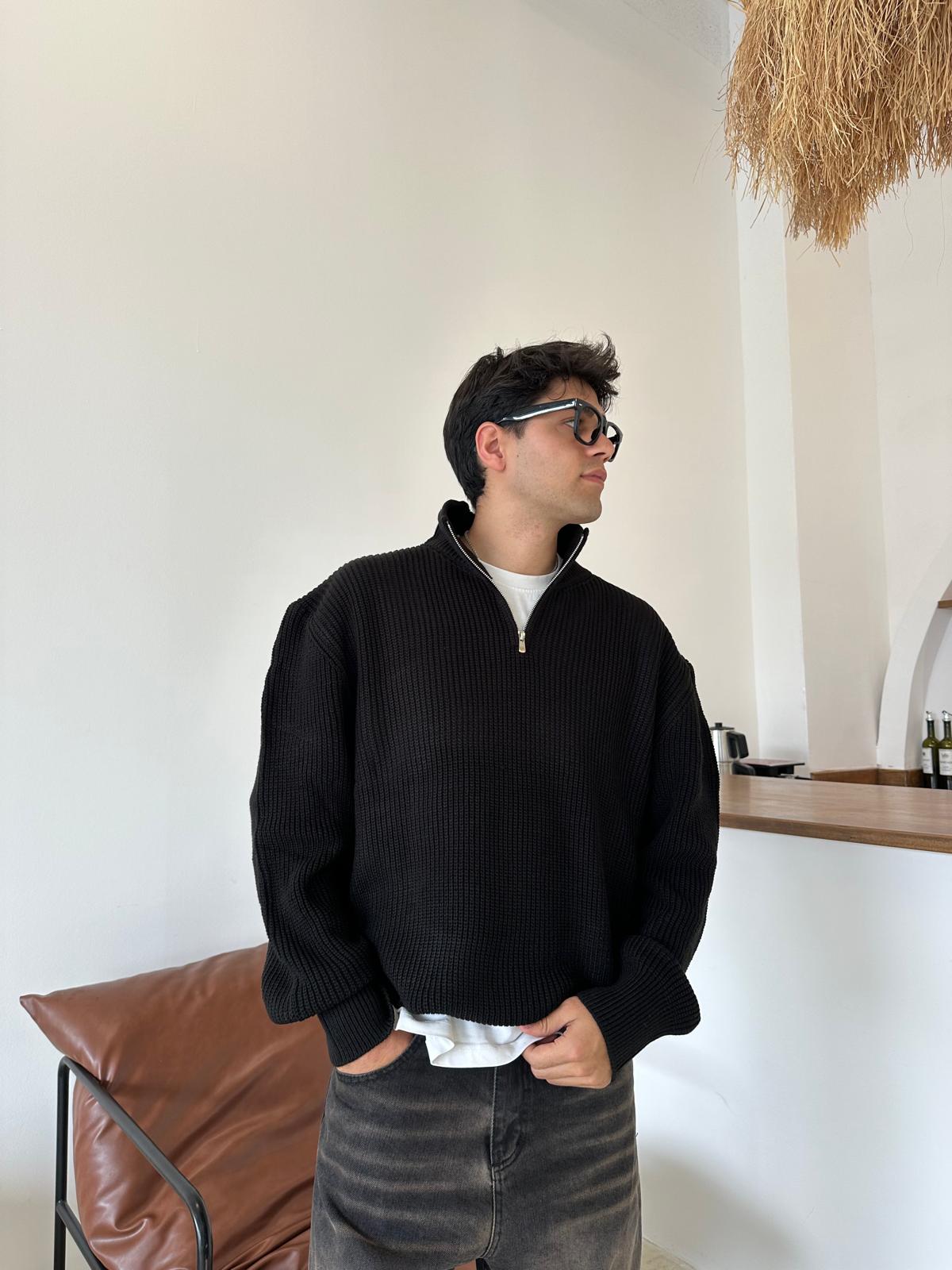 Triko Oversize Half-Zip
