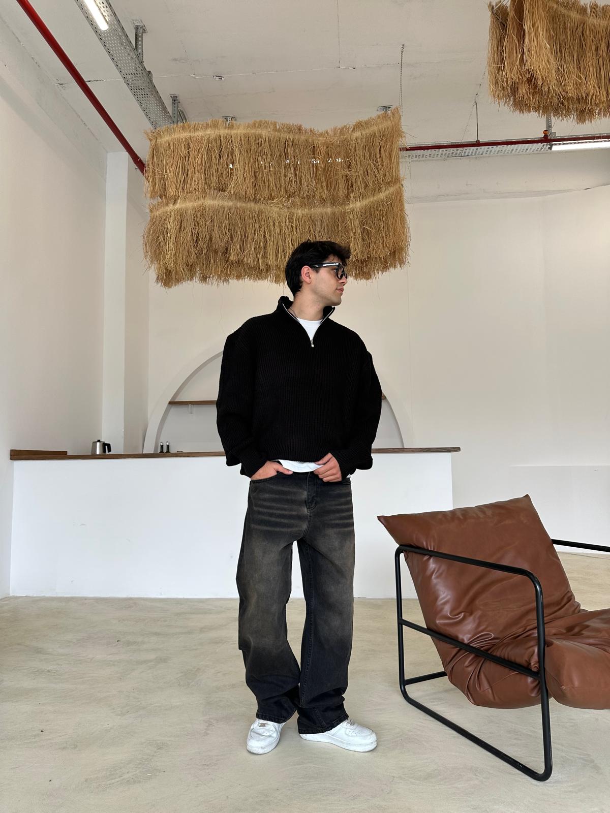 Triko Oversize Half-Zip