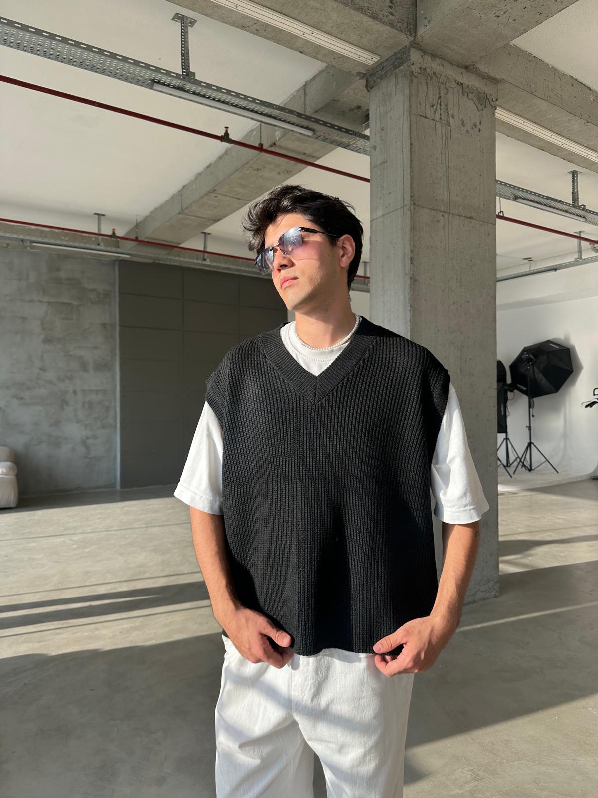 Urban Triko Basic Süveter - Siyah