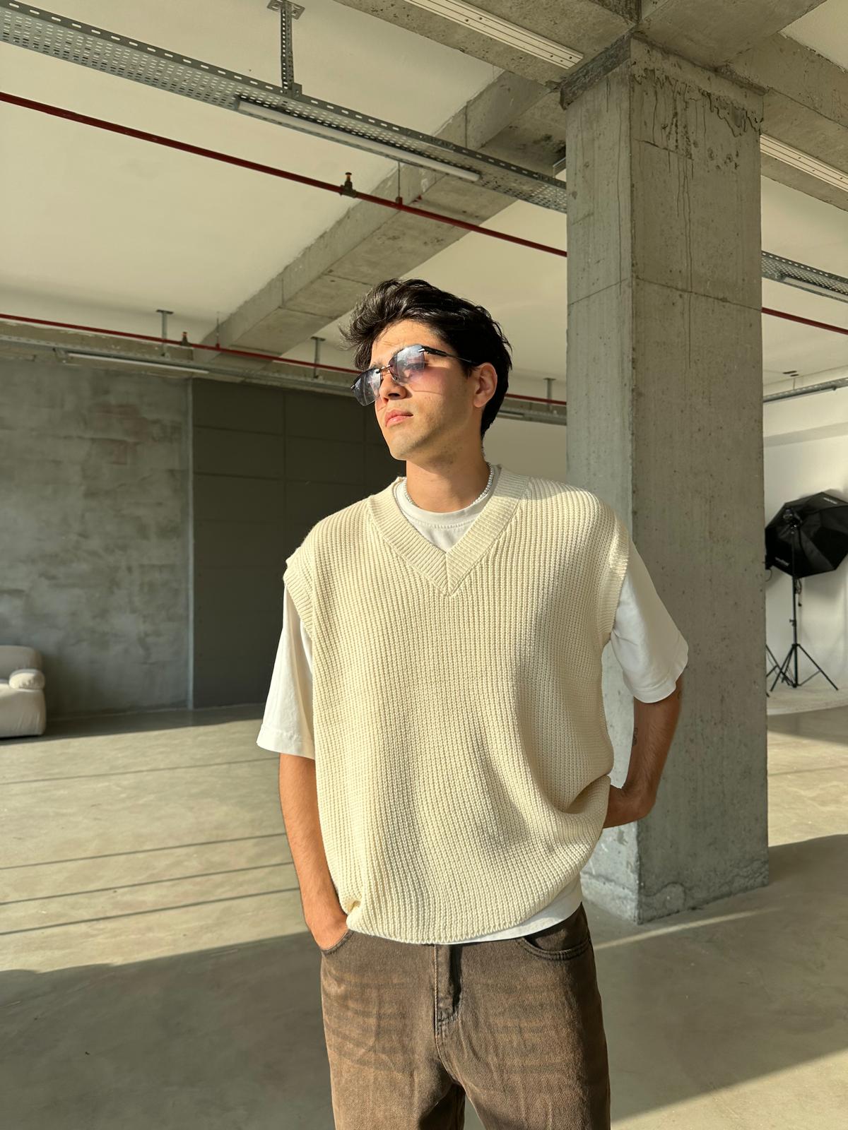 Urban Triko Basic Süveter - Bej