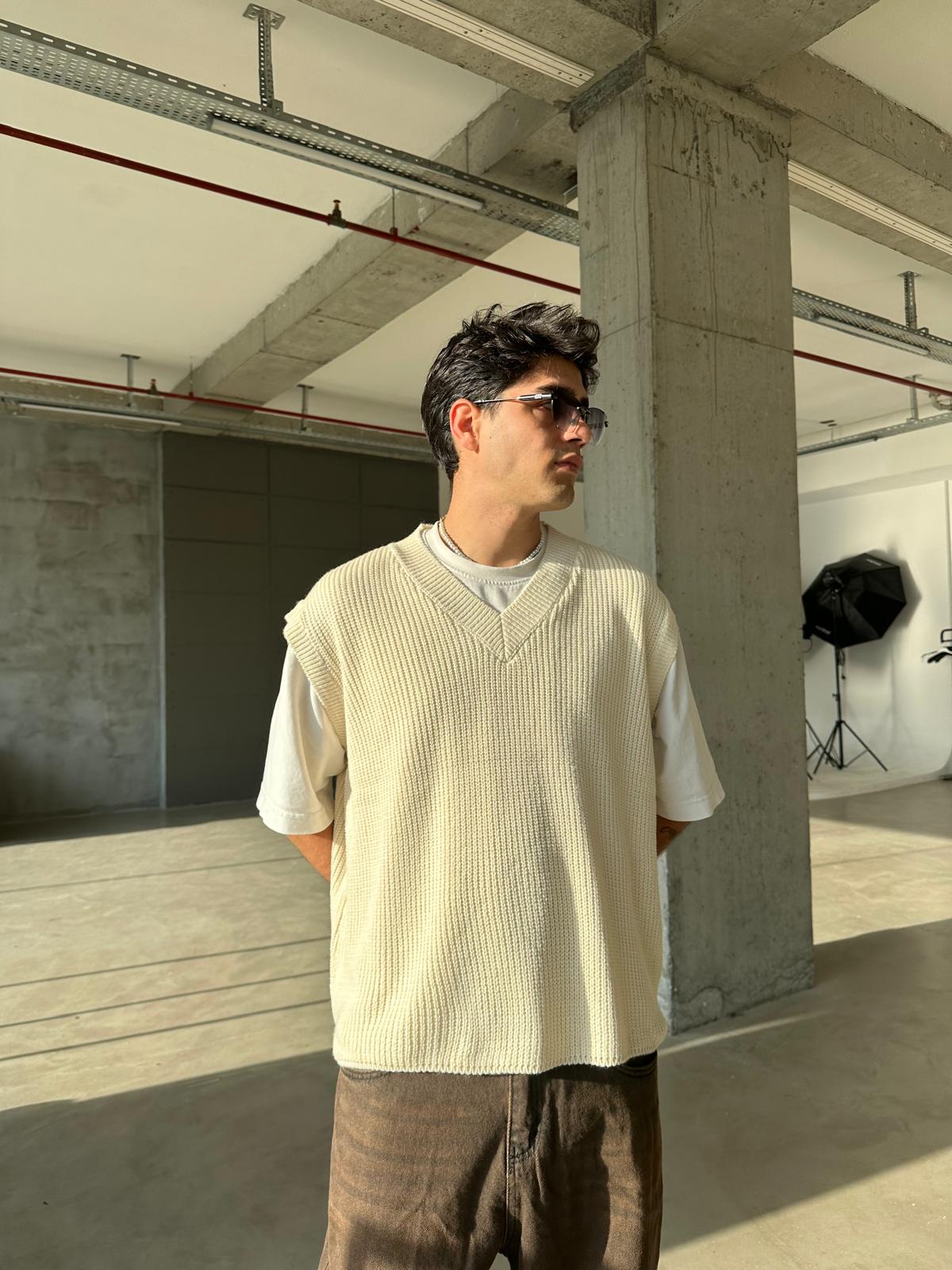Urban Triko Basic Süveter - Bej