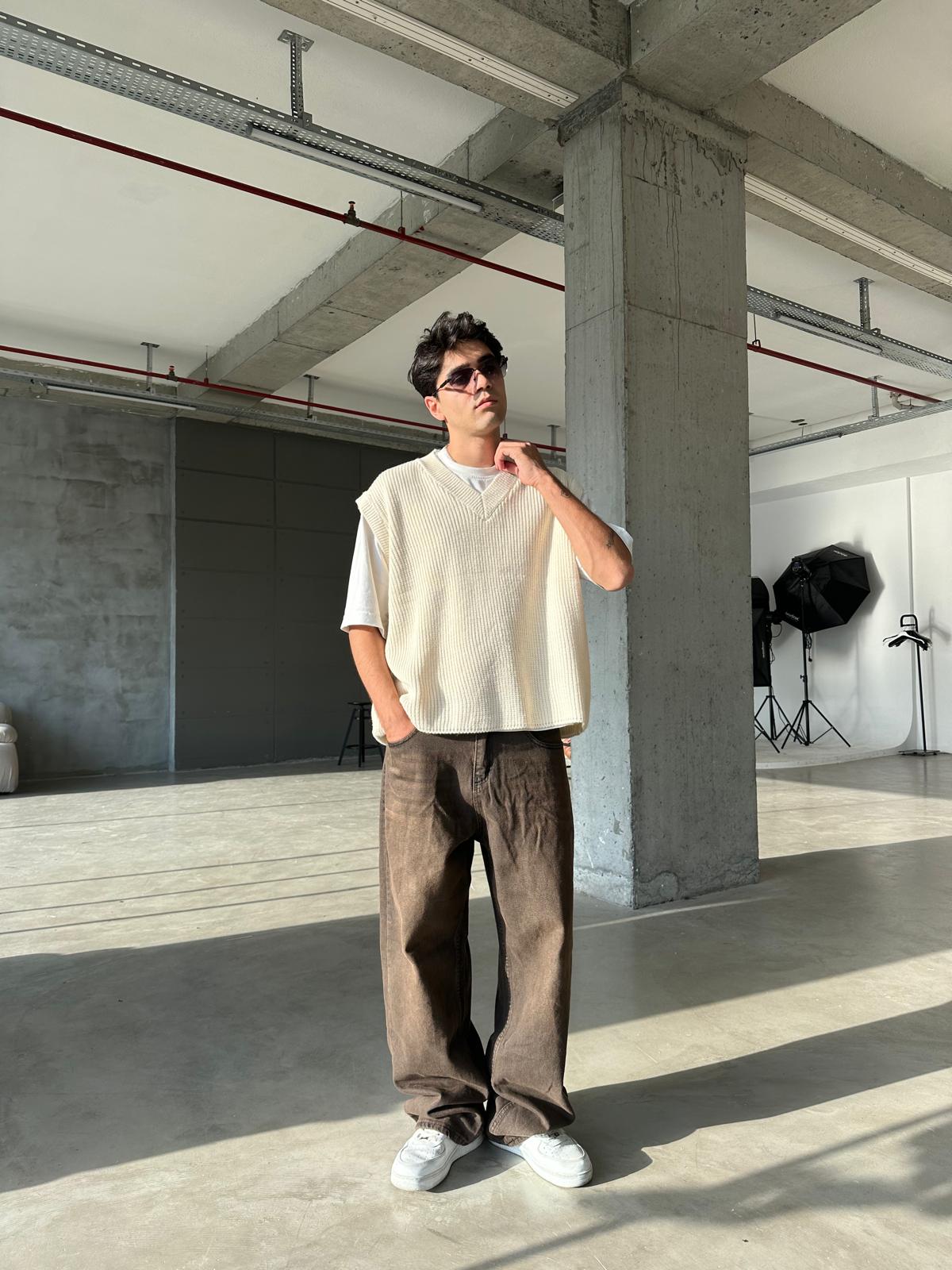Urban Triko Basic Süveter - Bej