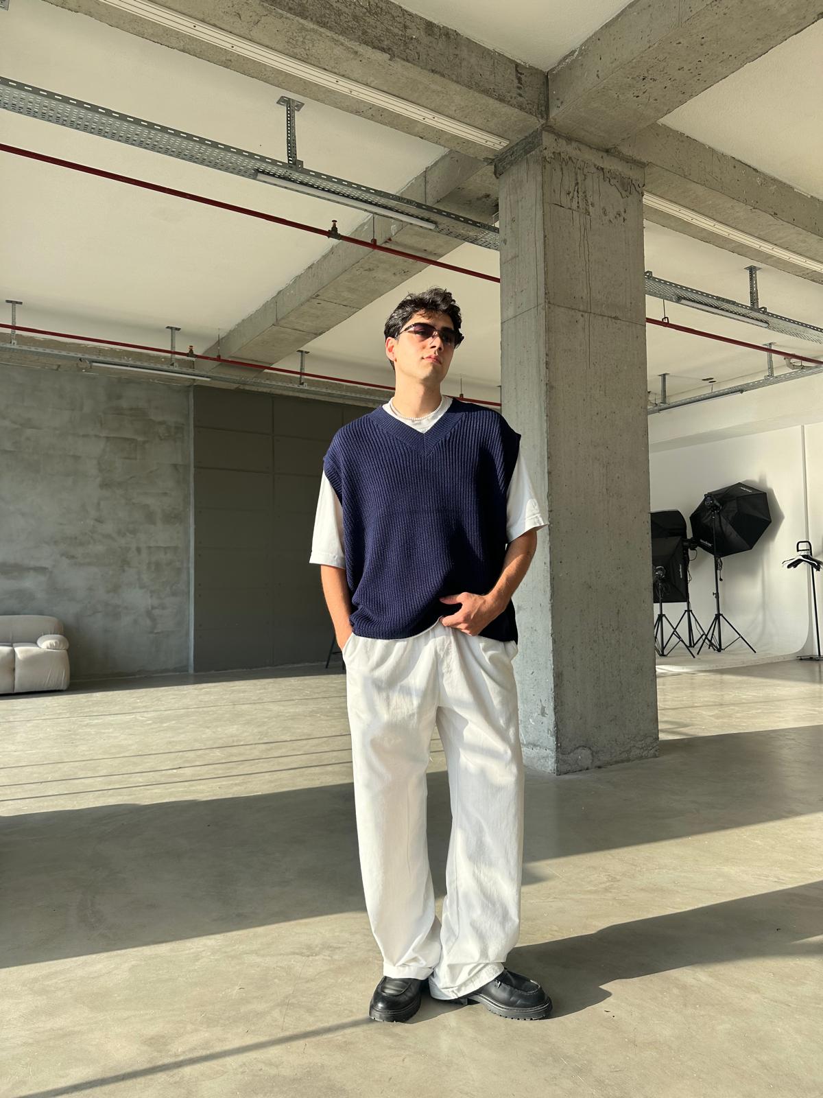Urban Triko Basic Süveter - Lacivert