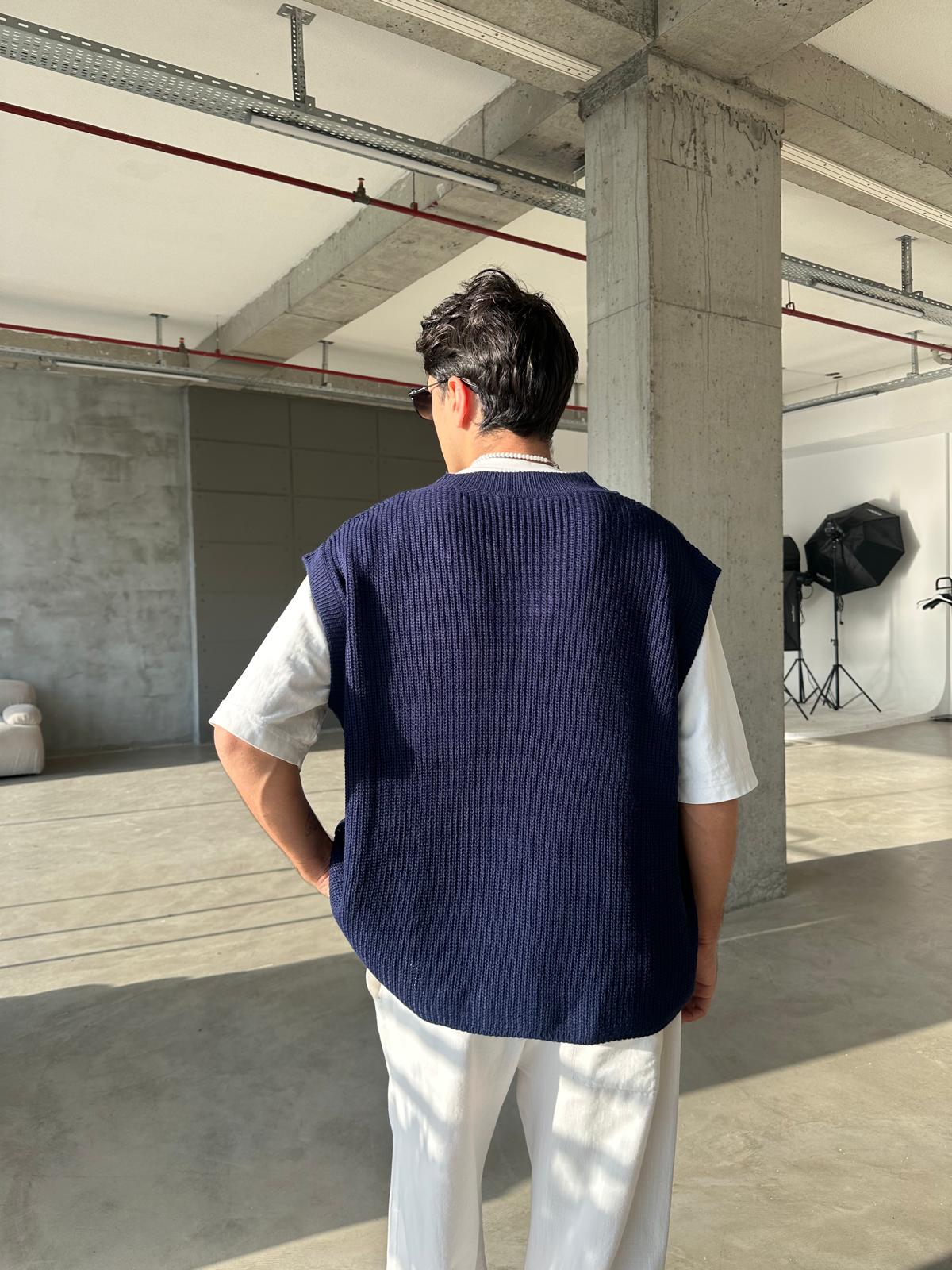 Urban Triko Basic Süveter - Lacivert