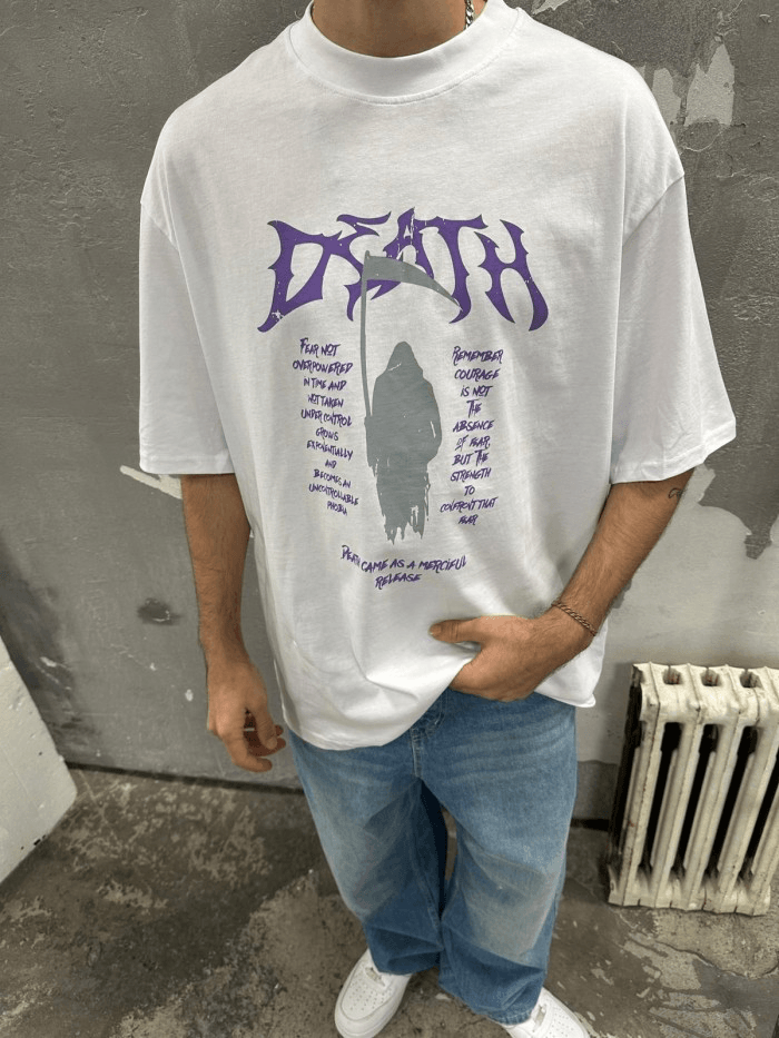 Death Scythe White T-Shirt