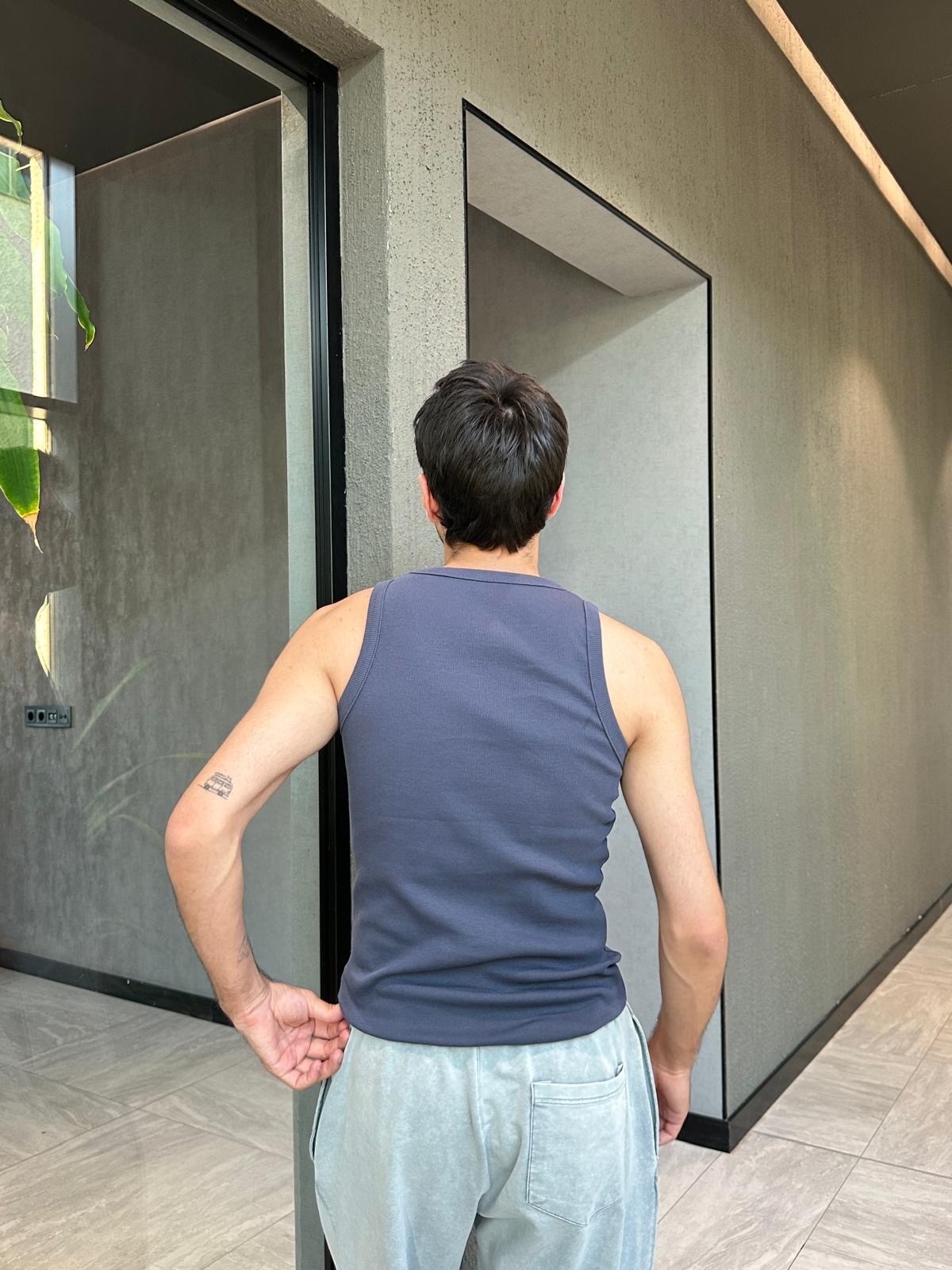 Antrasit Tank Top Atlet