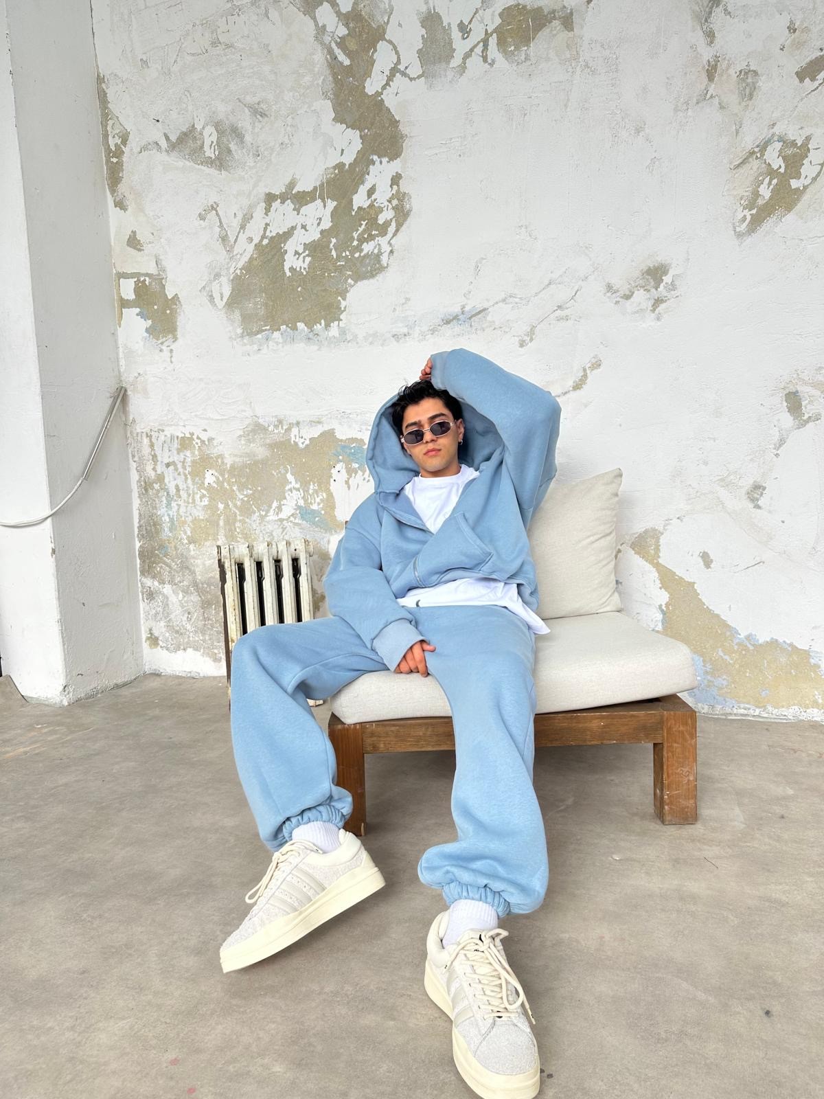Prada Mavisi Oversize Basic Zip Hoodie