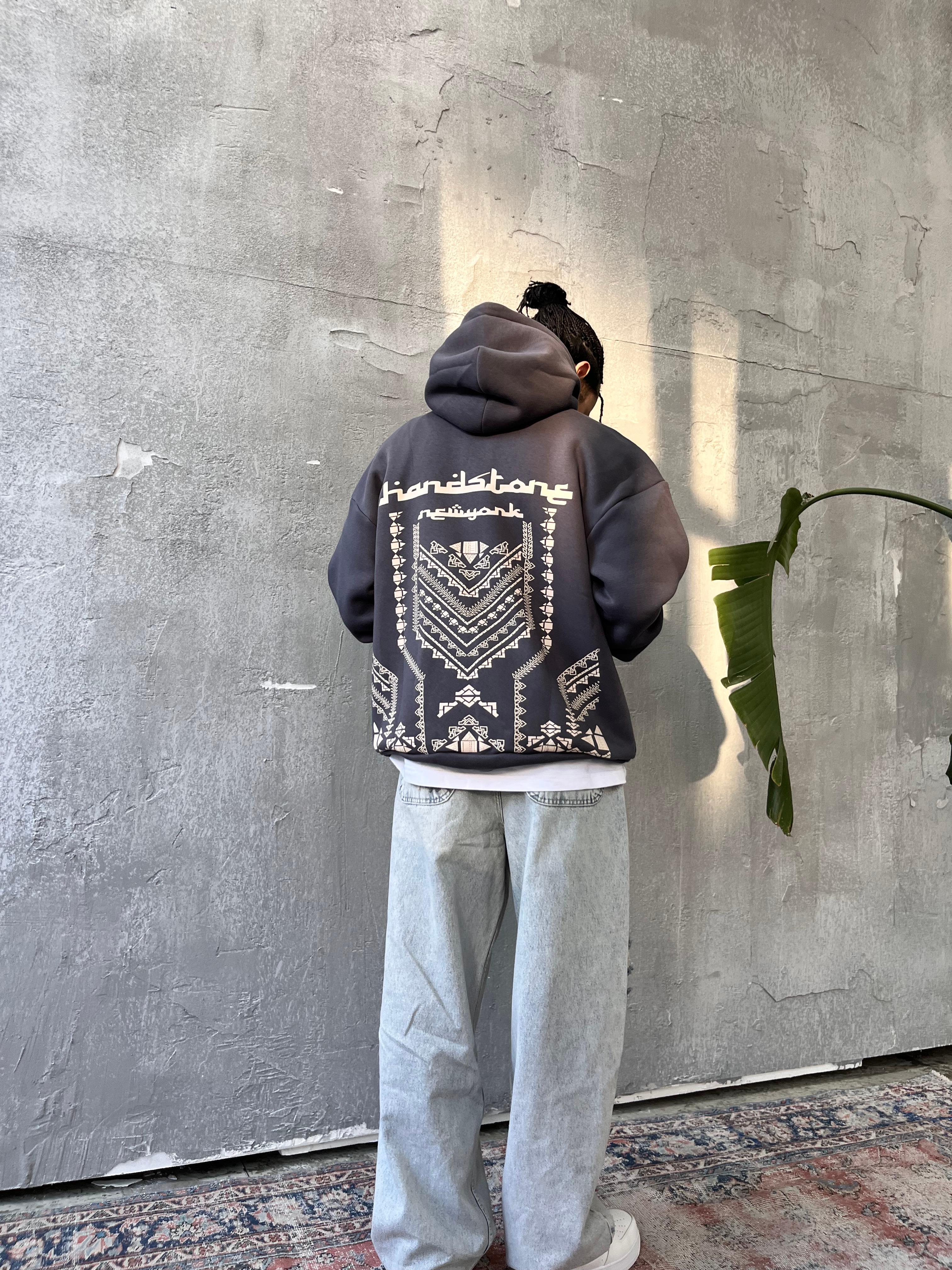 Hardstone Newyork Füme Hoodie