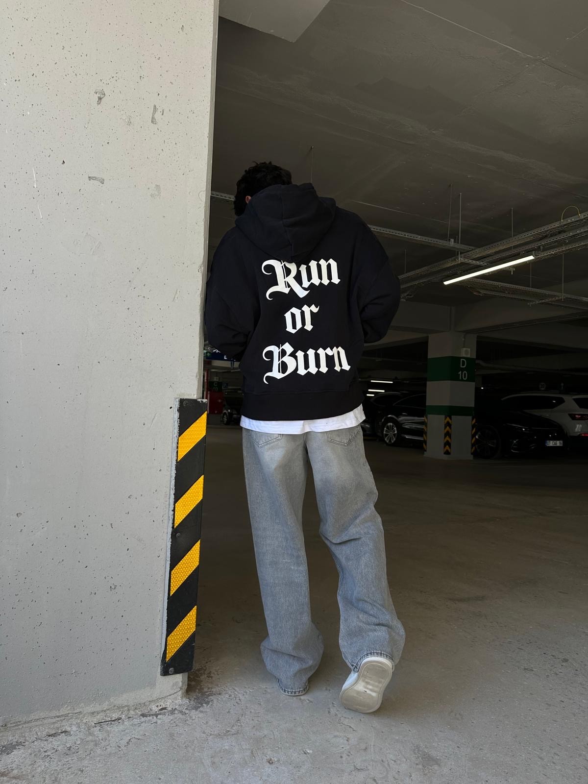 Run Or Burn Zip Hoodie