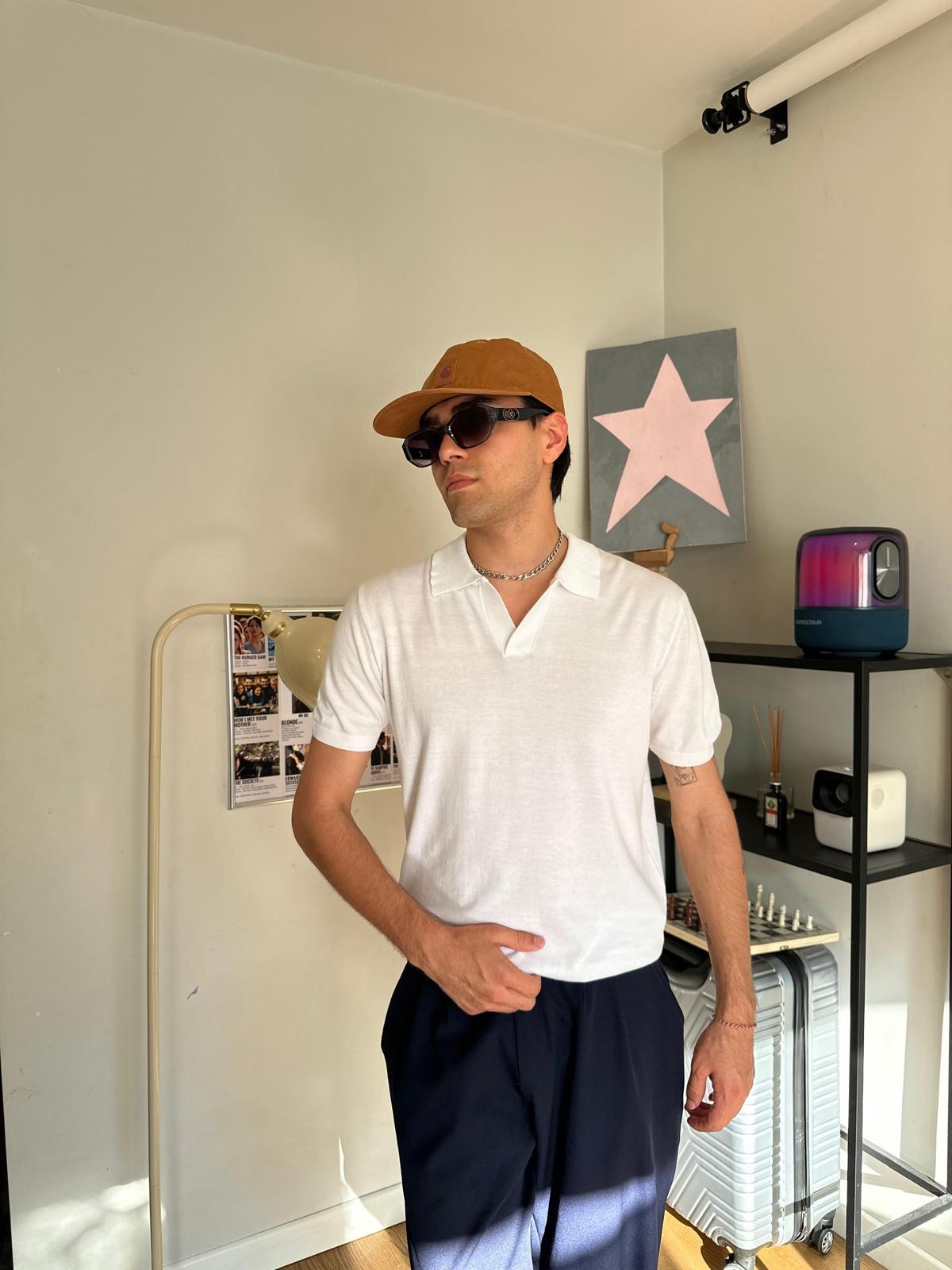 Old Money Triko Beyaz Polo Yaka