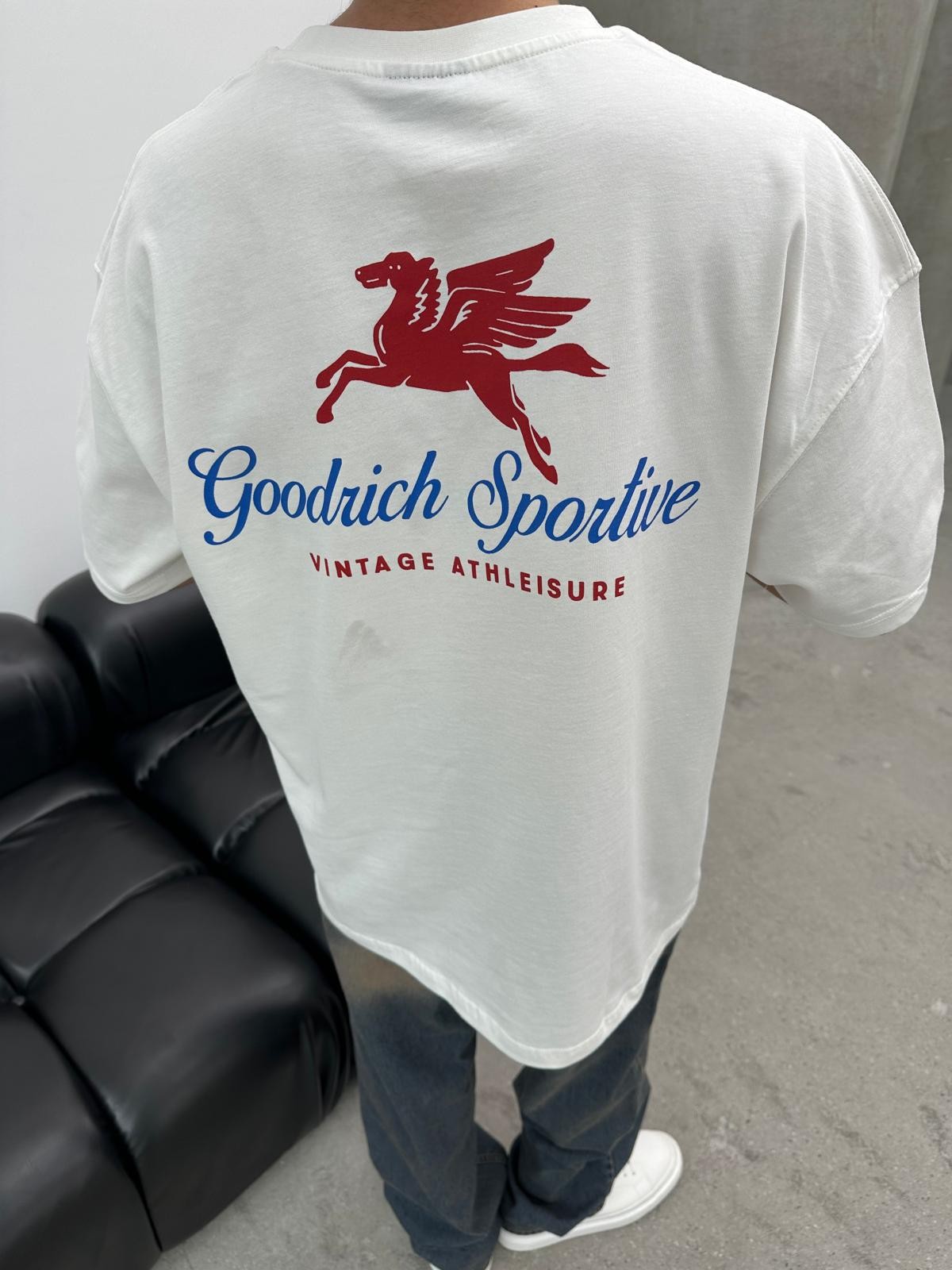 Goodrich Sportive Back Print White T-Shirt