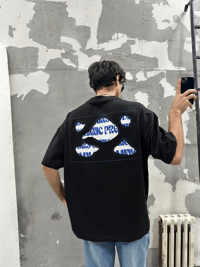 Cloud Color Black T-Shirt