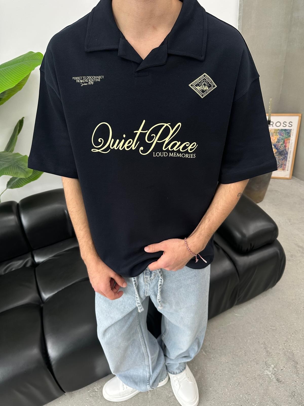 Quiet Place Polo Yaka T-Shirt 