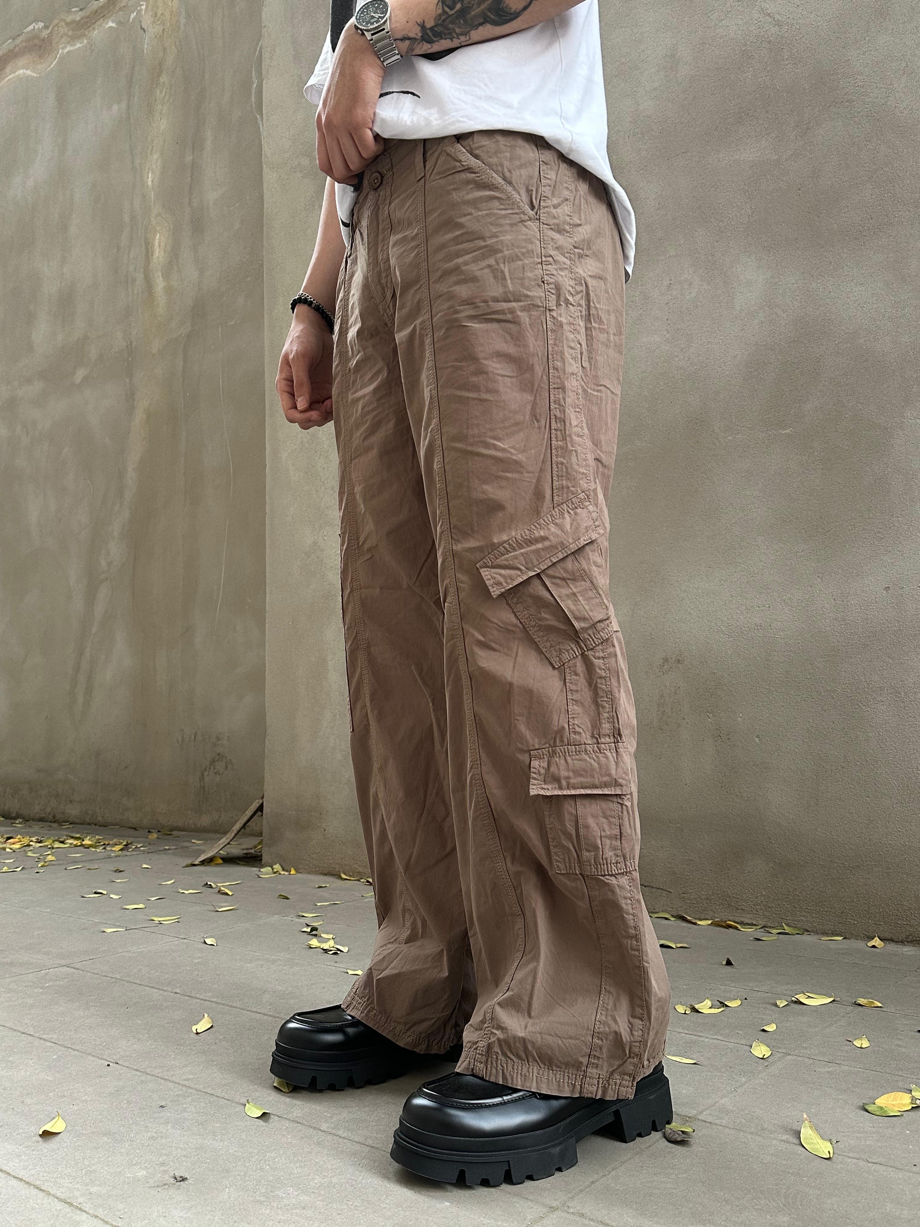 Brown Mini Cepli Baggy Pantalon