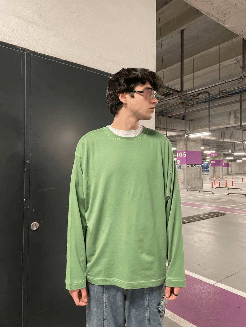 Yeşil Basic Long Sleeve