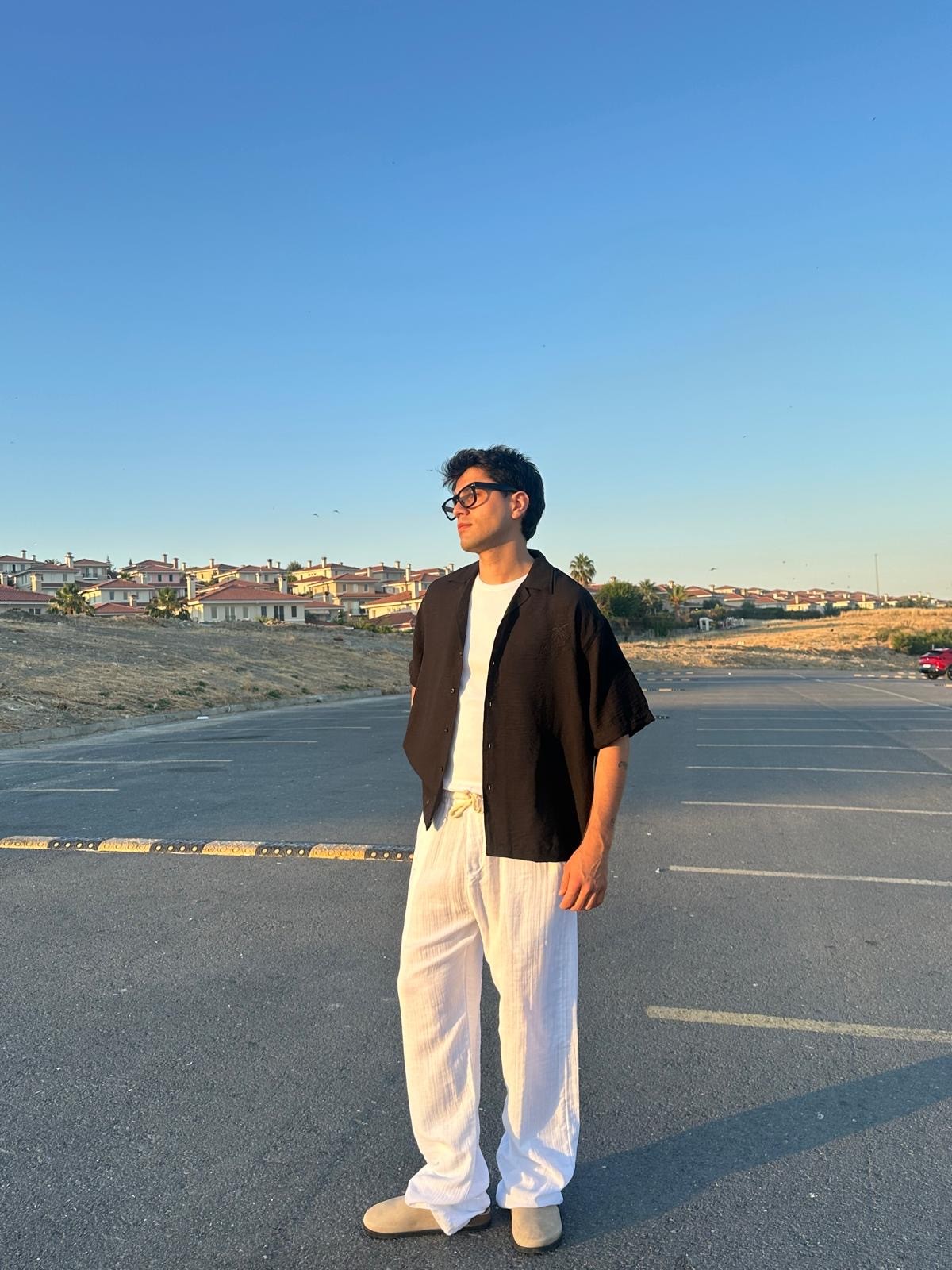 Summer Vibe Beyaz Dökümlü Fresh Pantolon