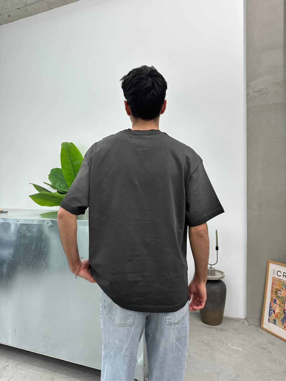 Shoot Now Füme Oversize T-Shirt