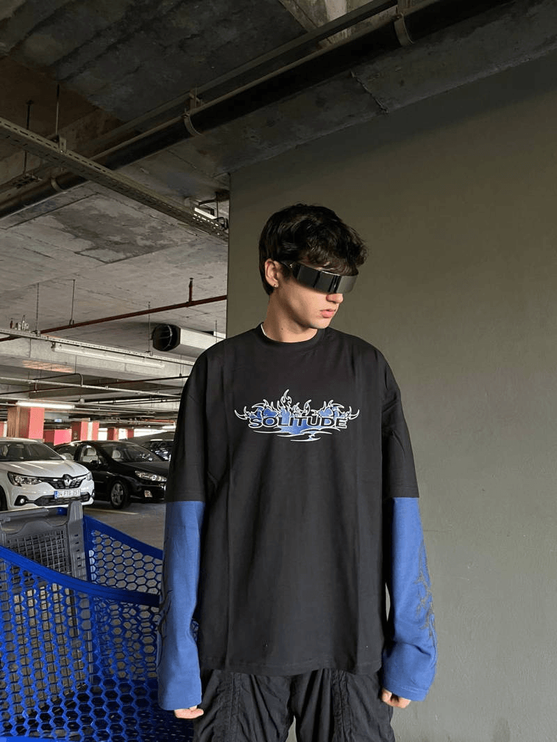 Sollitude Flame Blue Long Sleeve