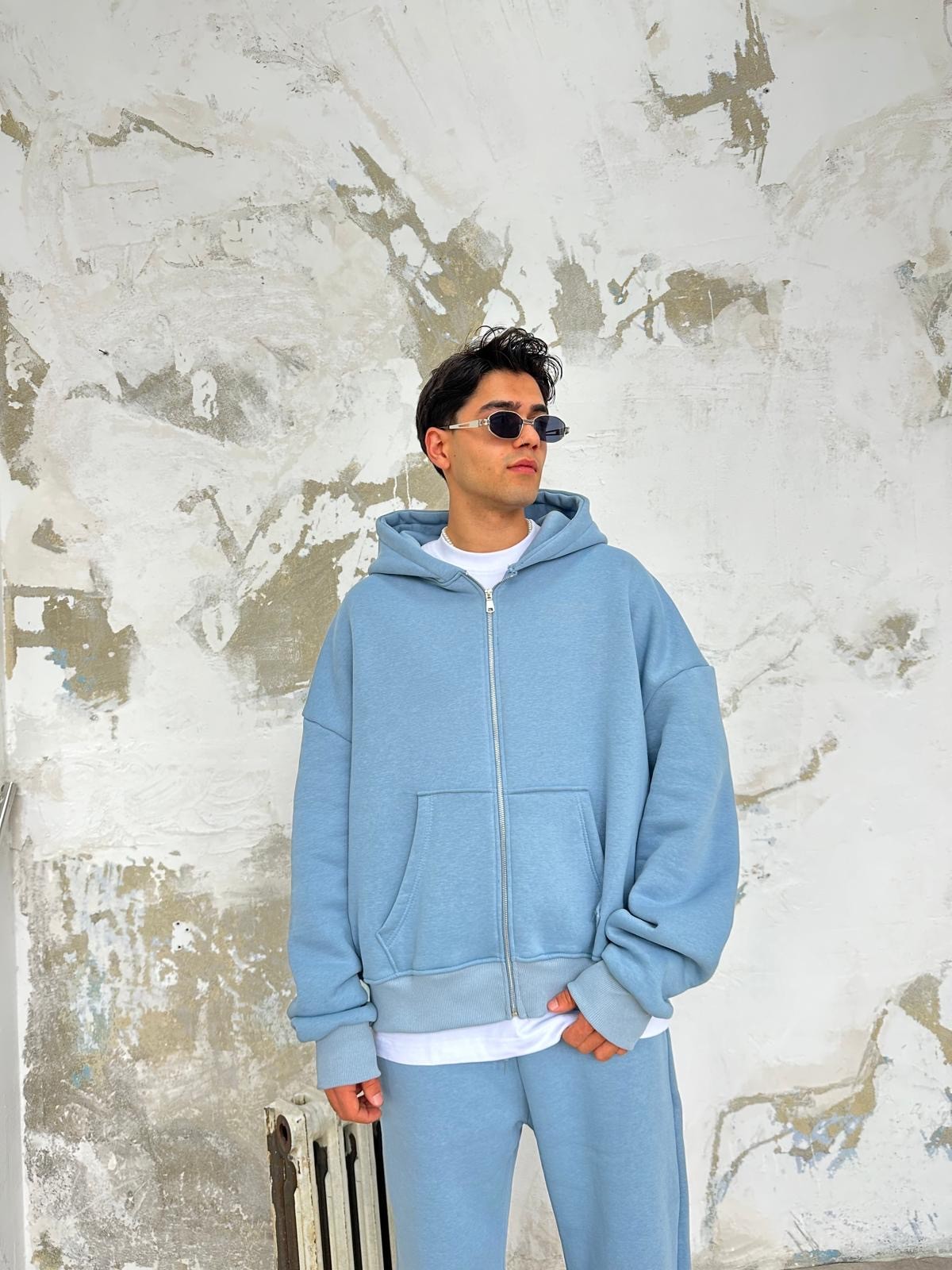 Prada Mavisi Oversize Basic Zip Hoodie