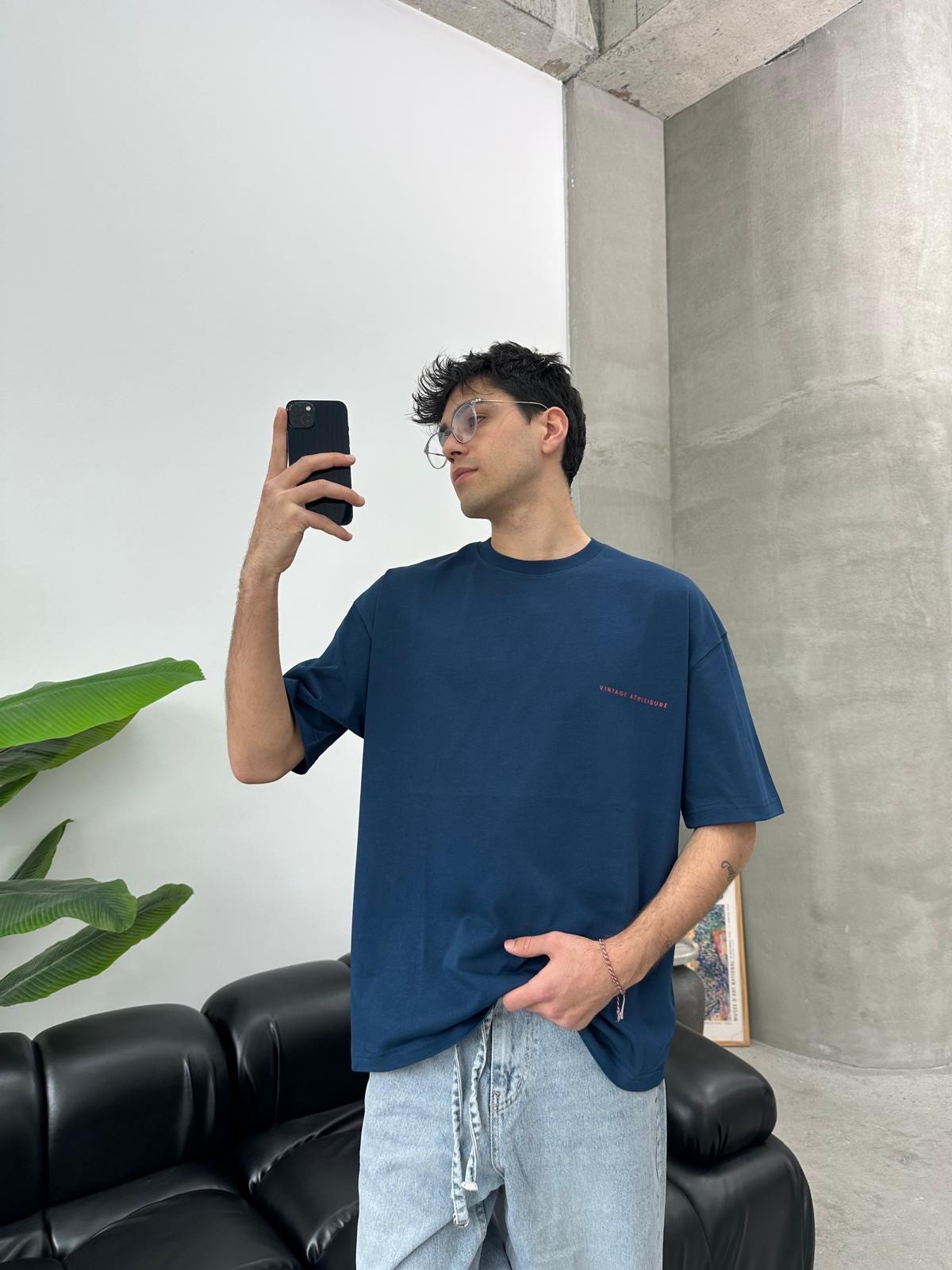 Goodrich Sportive Back Print Lacivert T-Shirt