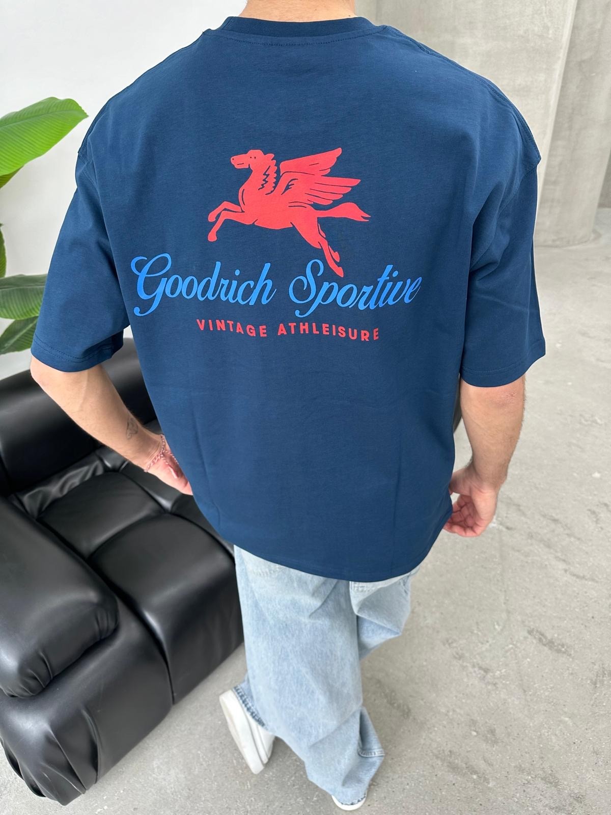Goodrich Sportive Back Print Lacivert T-Shirt