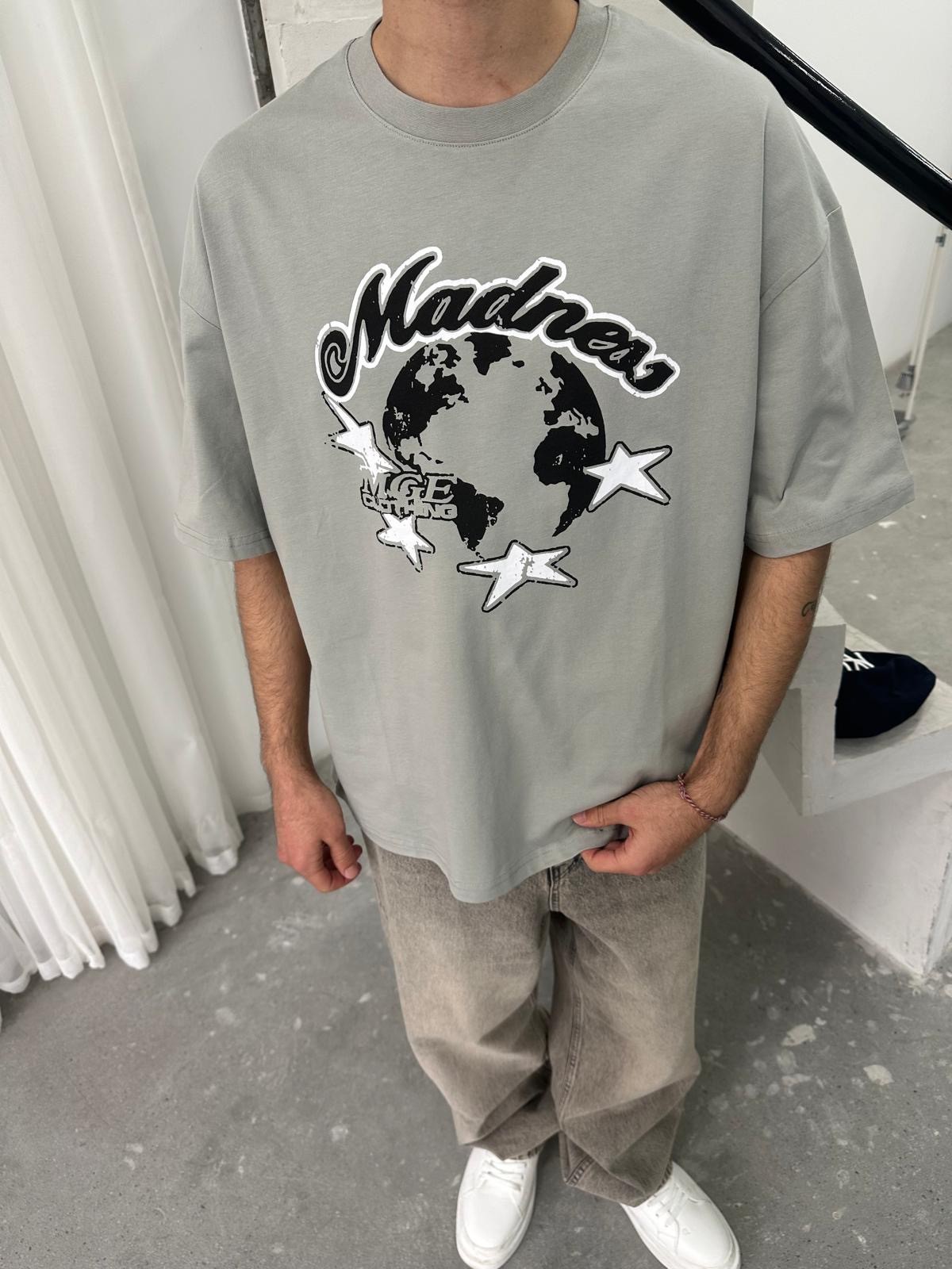 Madness Star Füme T-Shirt