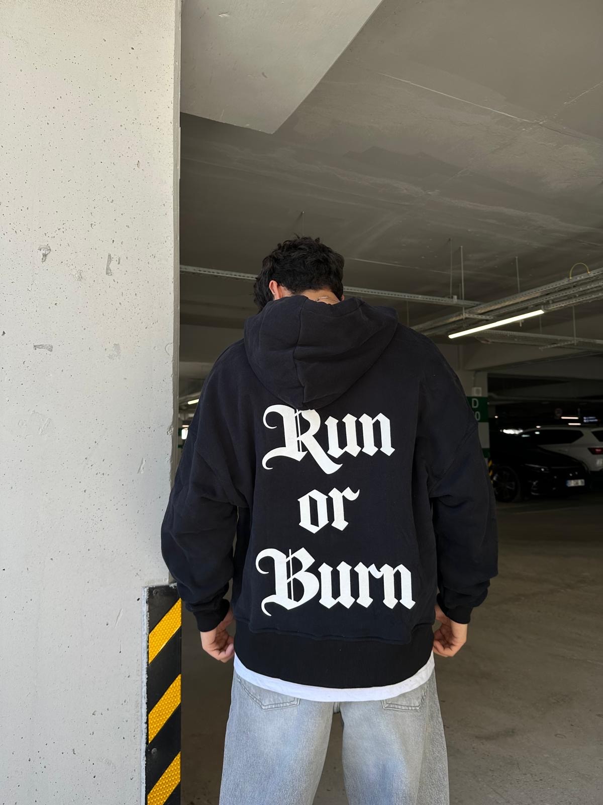 Run Or Burn Zip Hoodie