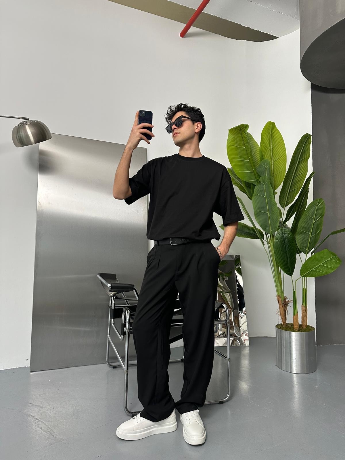 Siyah Regular Fit T-Shirt