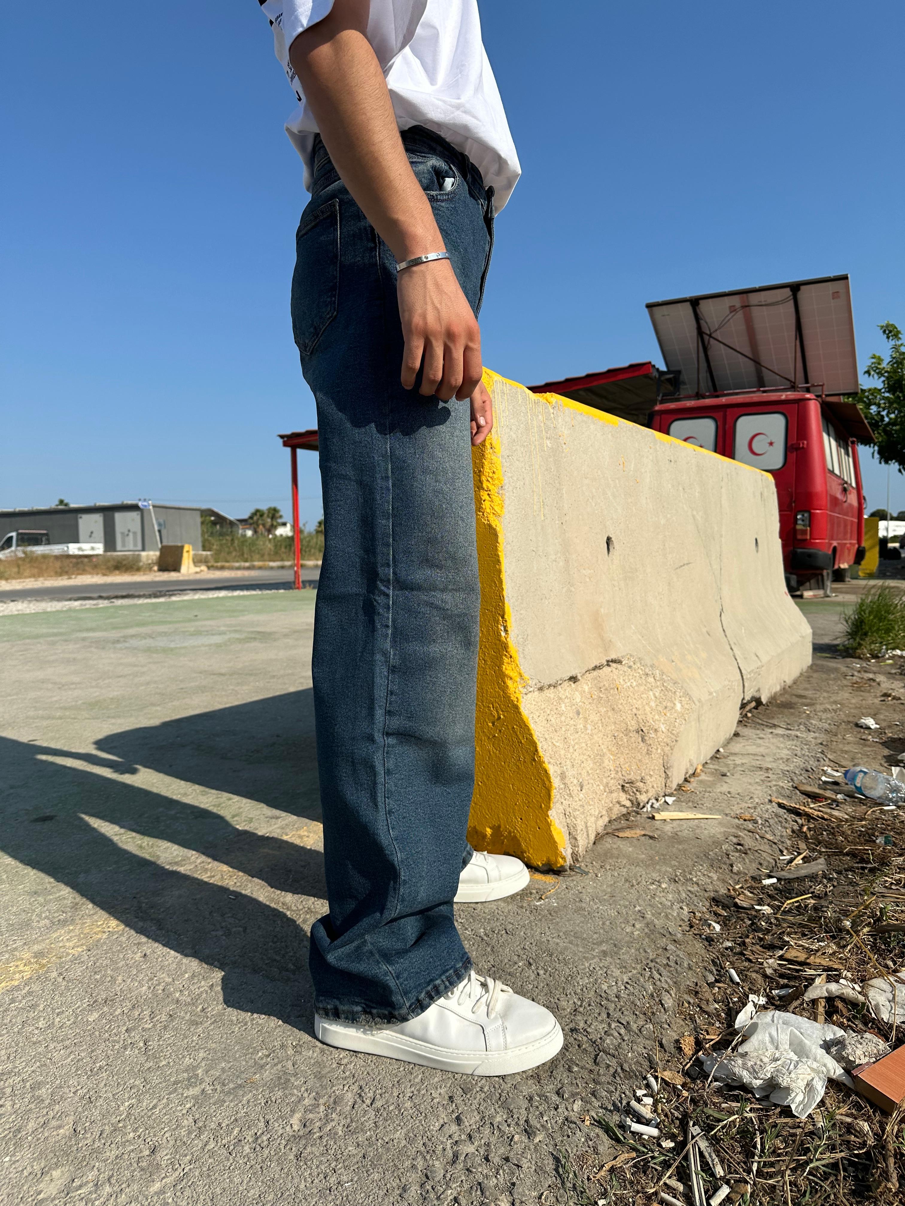 Navy Blue Baggy Jean 