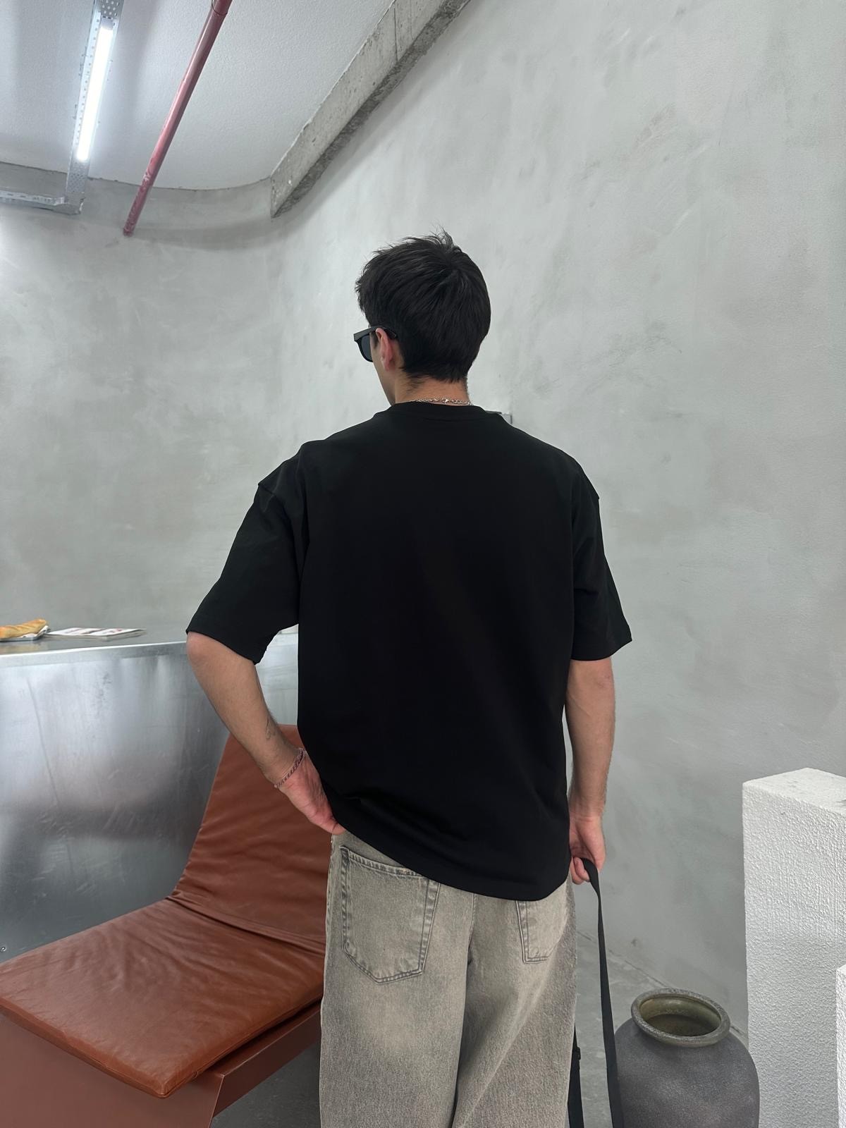 Memphis 1990 Siyah Oversize T-Shirt