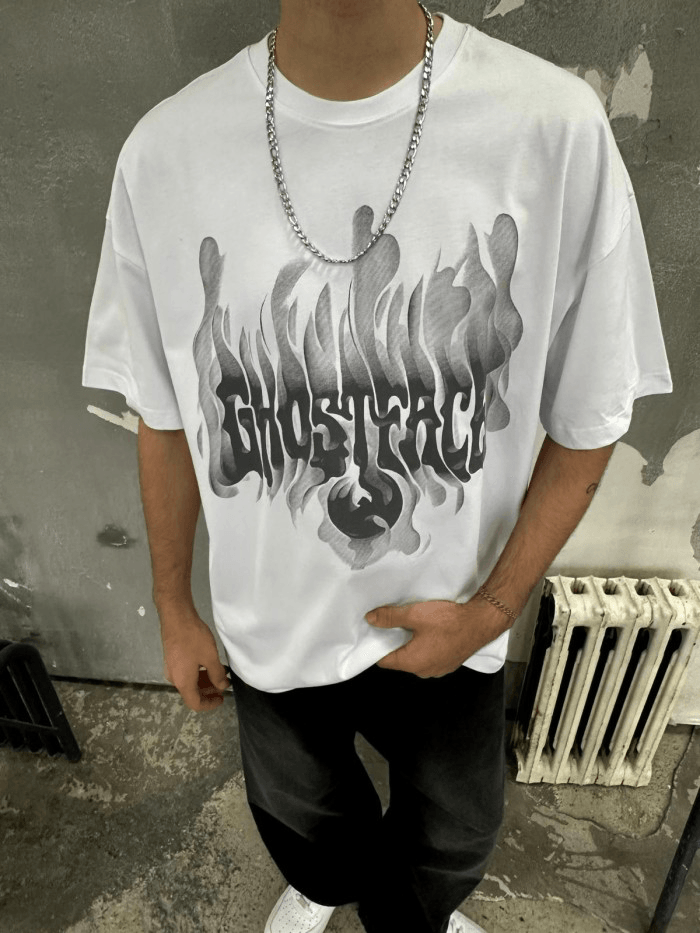 Ghost Face White T-Shirt