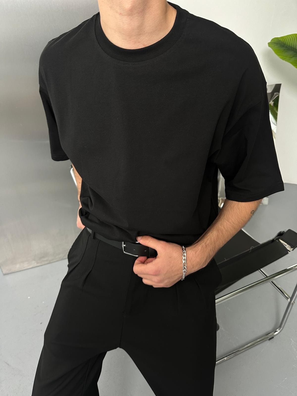 Siyah Regular Fit T-Shirt