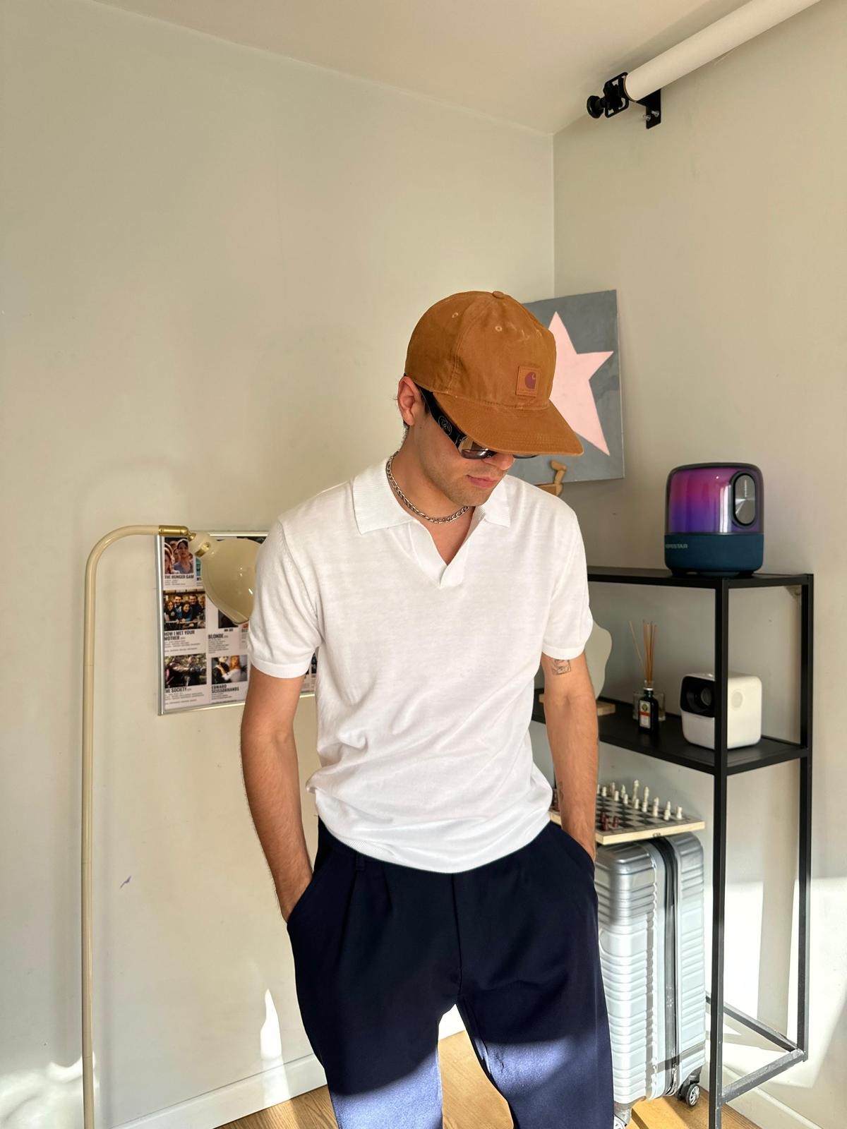 Old Money Triko Beyaz Polo Yaka