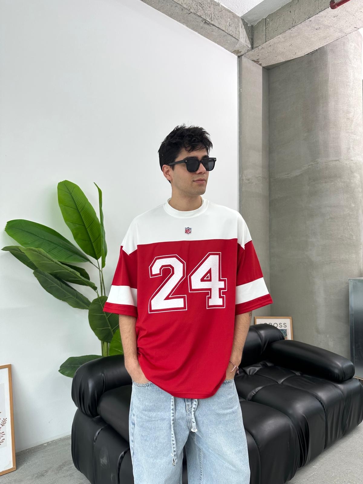 Chiefs 24 Kırmızı Oversize Forma 