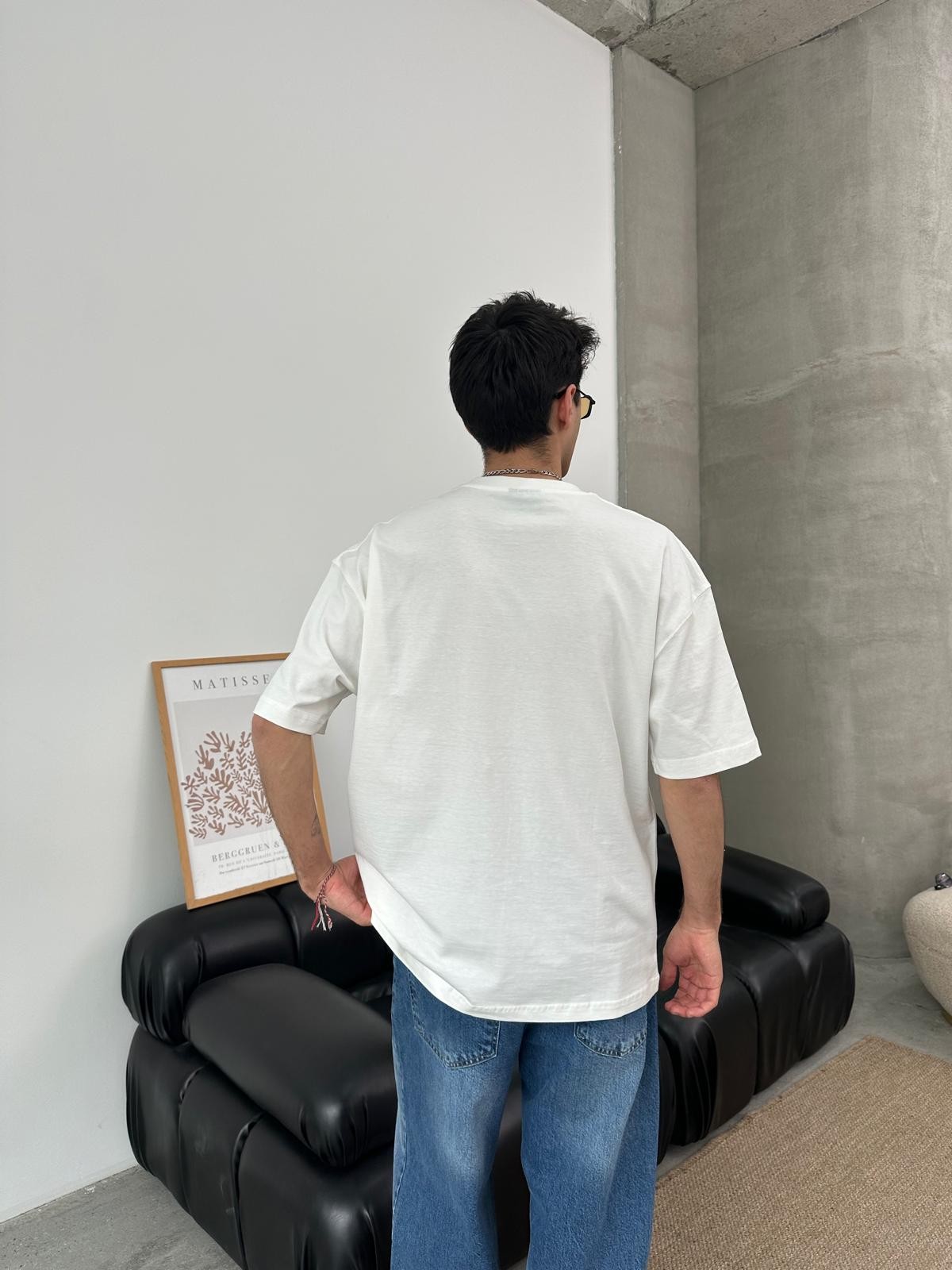 Memphis 1990 Beyaz Oversize T-Shirt 