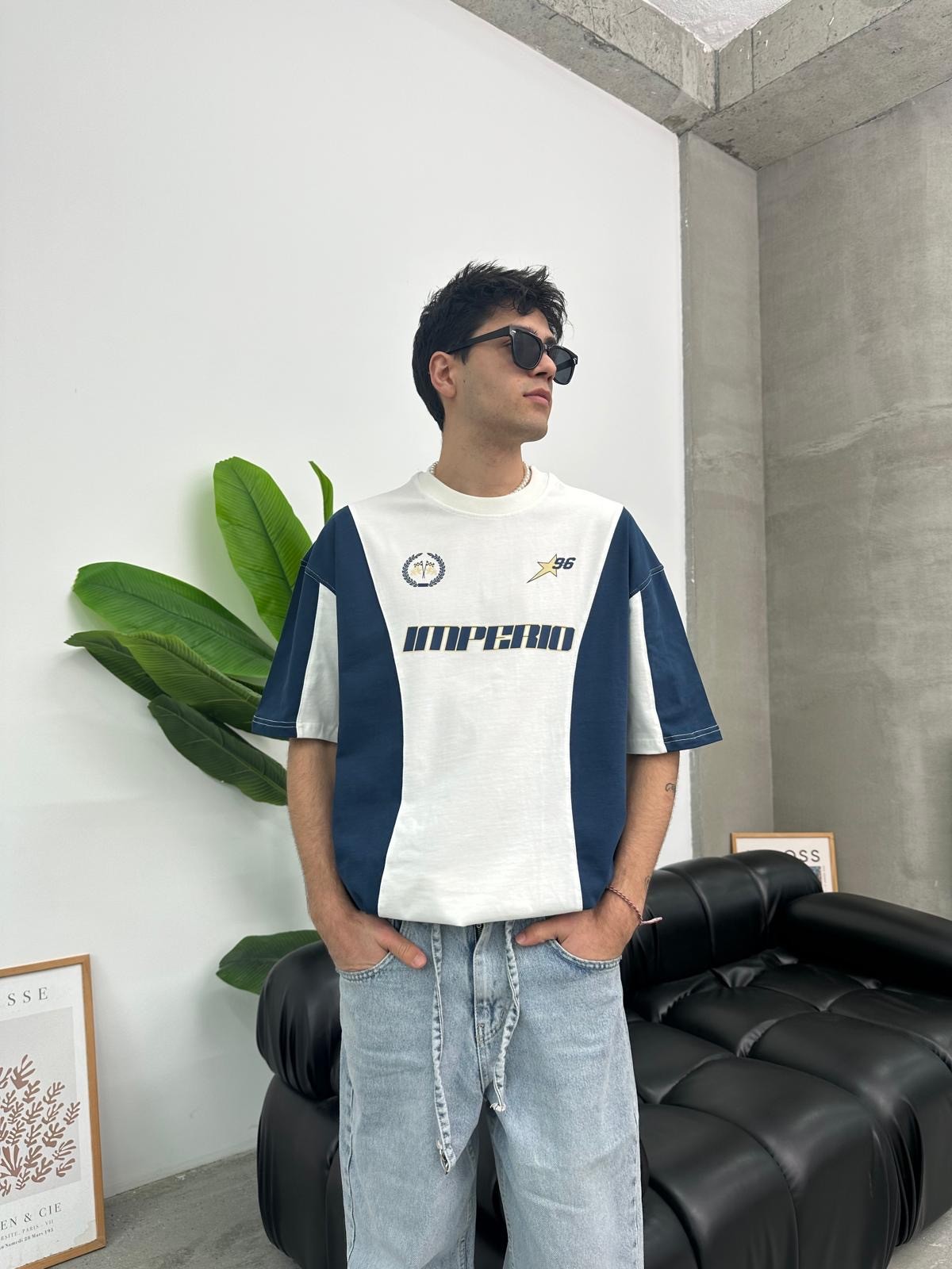 İmperio 96 Reglon Kol Lacivert T-Shirt