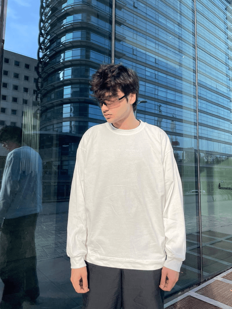 Beyaz Basic Long Sleeve