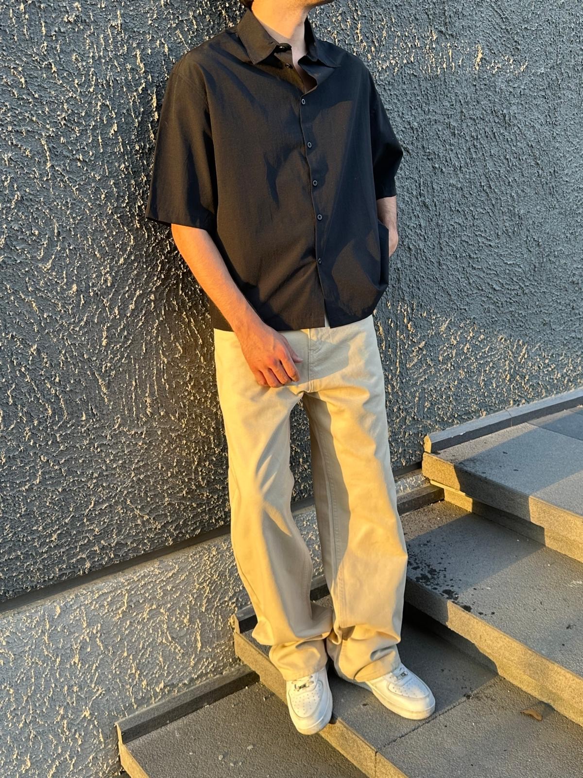 Summer Beige Baggy Pantolon
