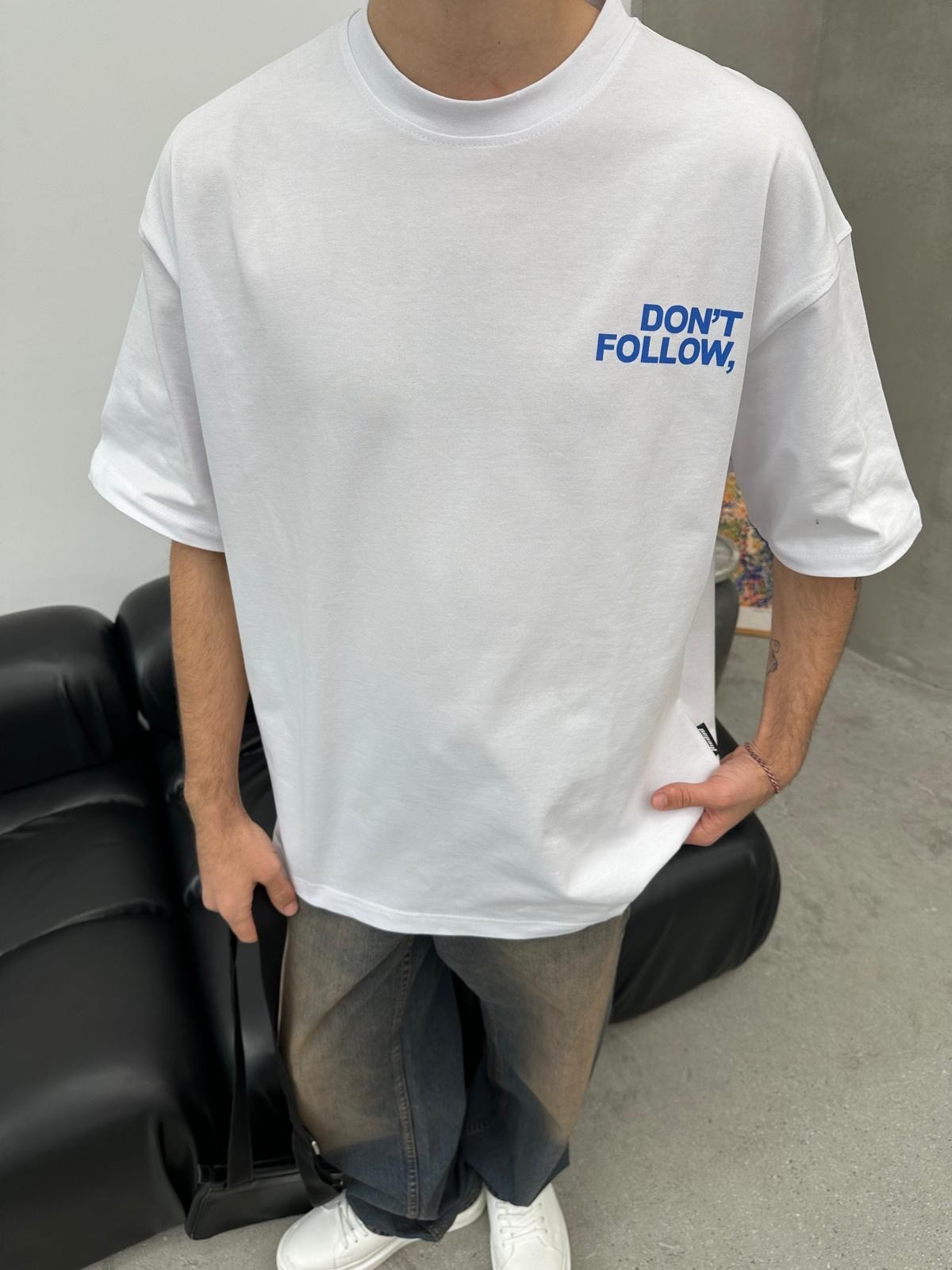 Creative Studio Back Print White T-Shirt 