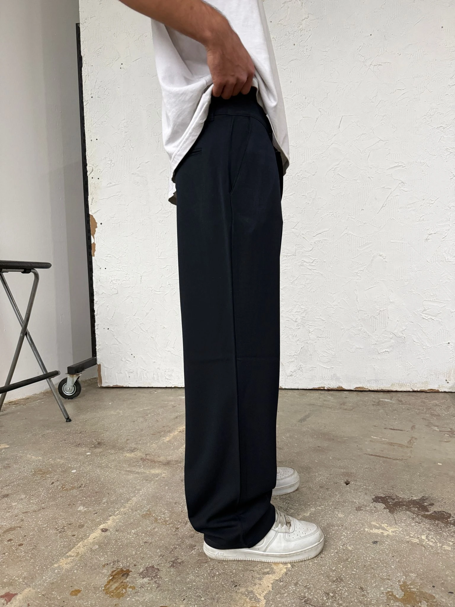 Rans Lacivert Baggy Kumaş Pantolon