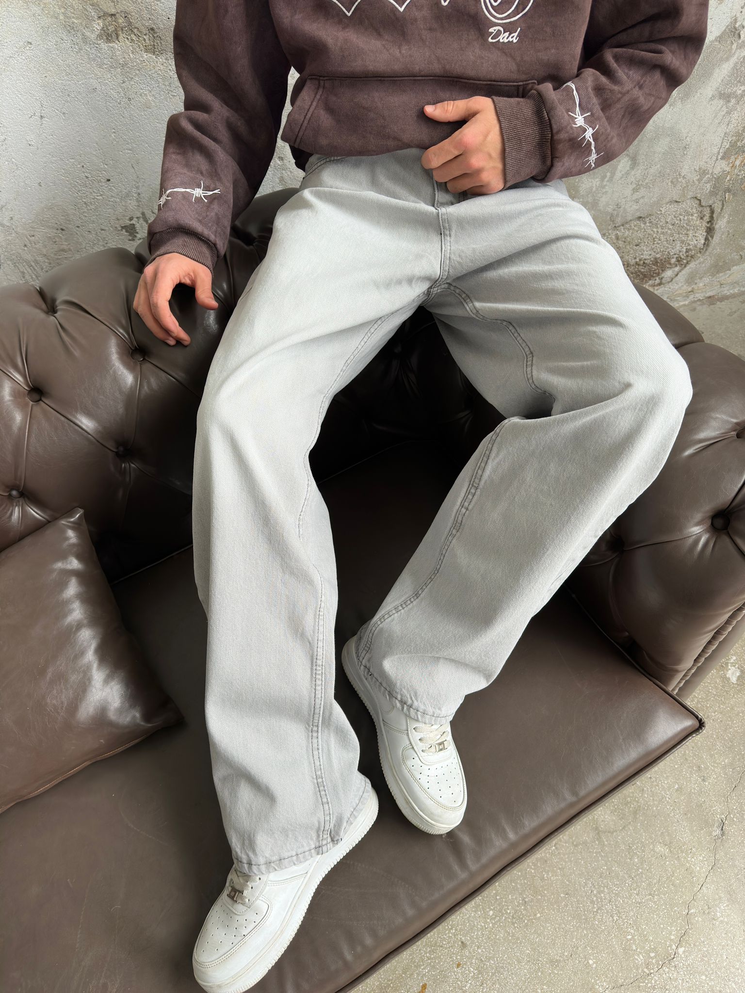 Almost Grey  Baggy Pantolon Alx